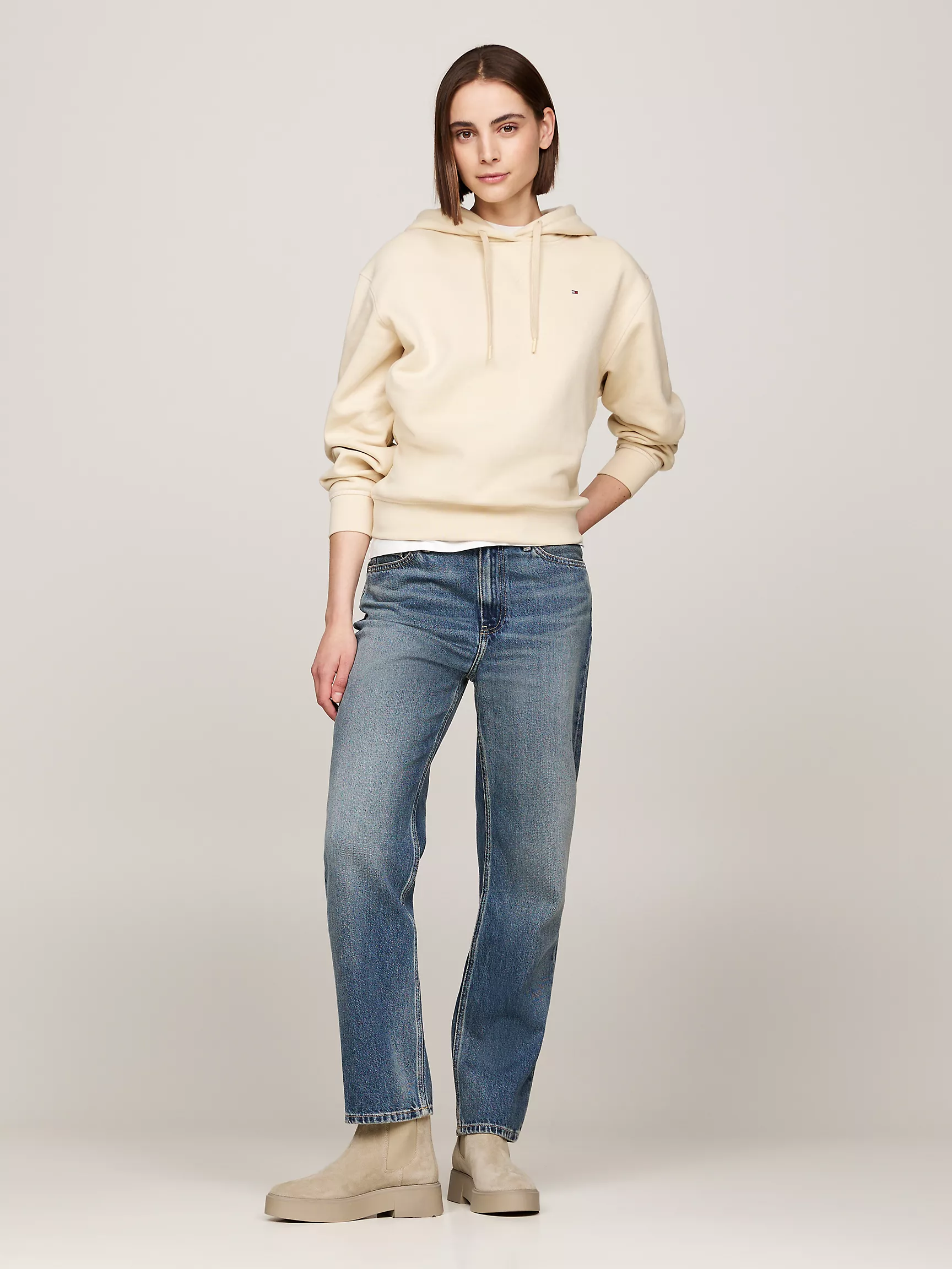 Женские ботинки Tommy Hilfiger, Замшевые челси с массивной подошвой