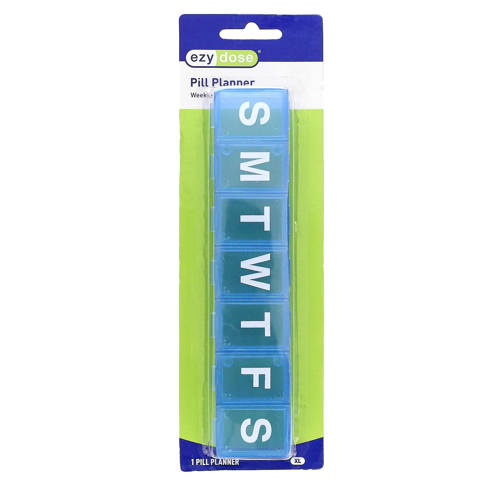 Ezy Dose, еженедельный органайзер для таблеток, размер XL, 1 шт.