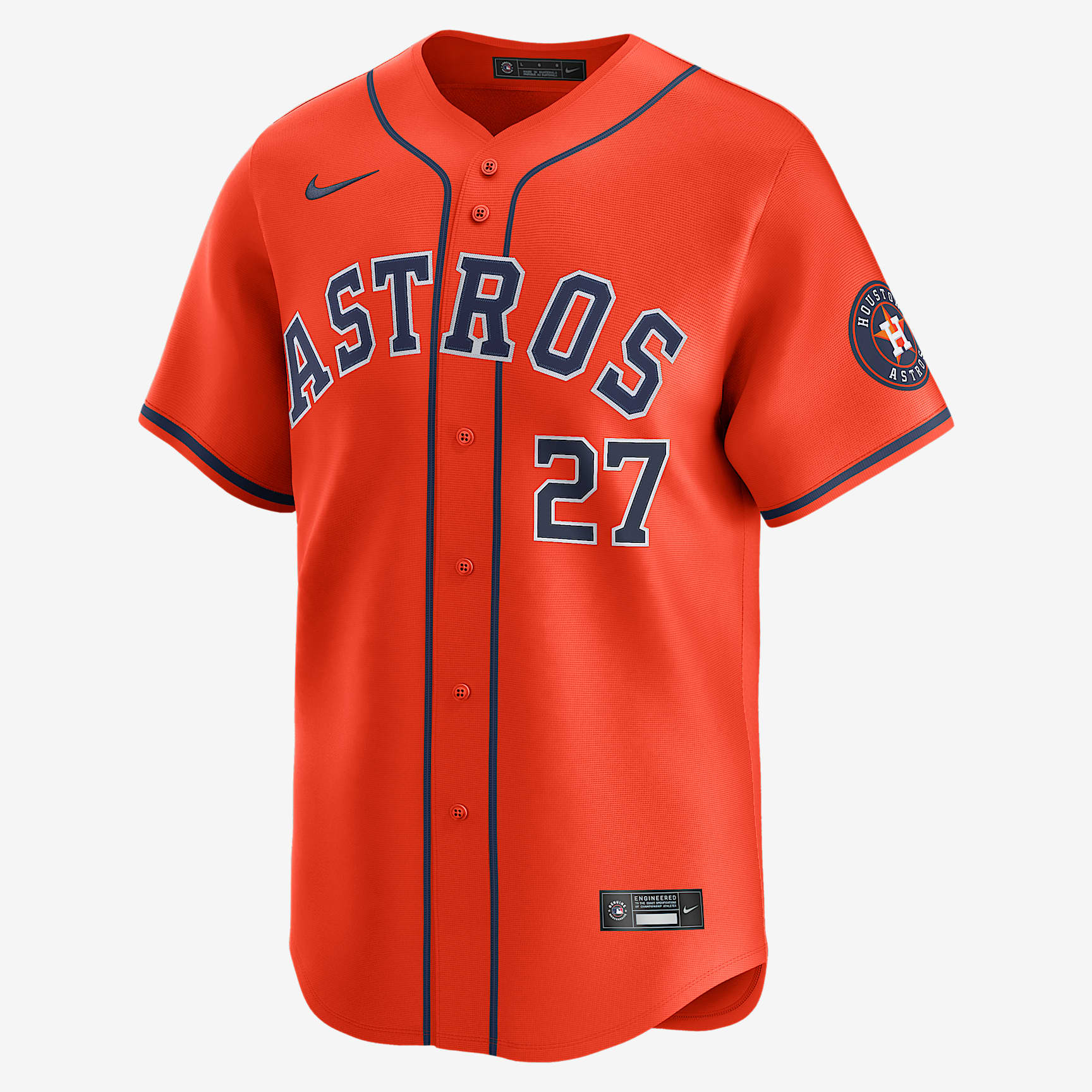 Jose Altuve Houston Astros Men's Nike Dri-FIT ADV MLB Limited Jersey