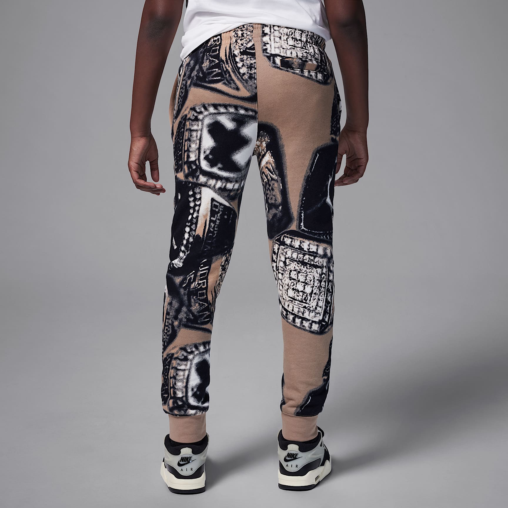 Jordan MVP Big Kids' Fleece Printed Pants