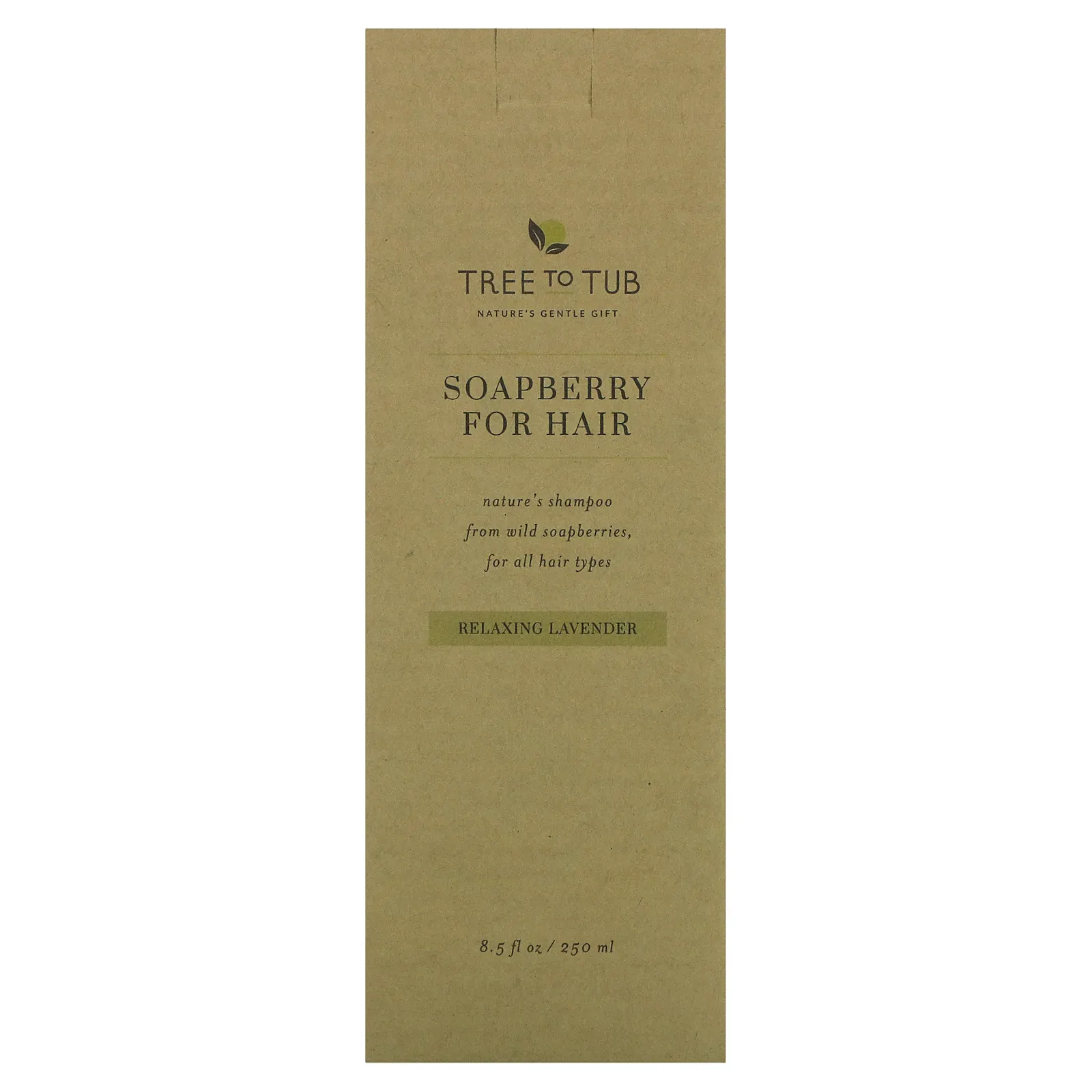 Tree To Tub, шампунь с мыльным деревом, для всех типов волос, расслабляющая лаванда, 250 мл (8,5 жидк. унции)