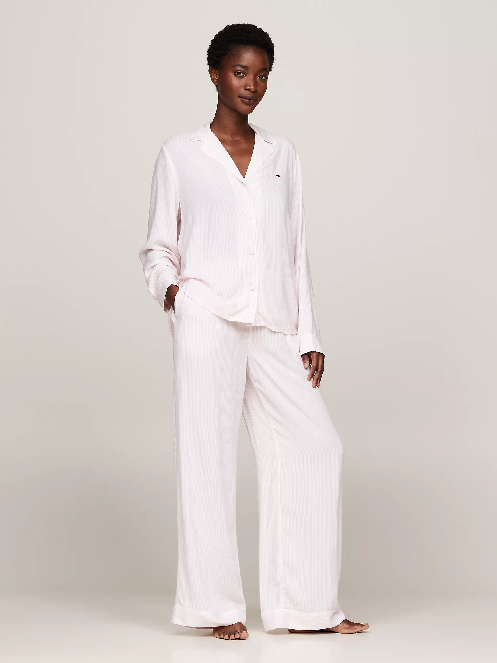 Женская одежда для сна Tommy Hilfiger, Полосатые вискозные пижамные штаны