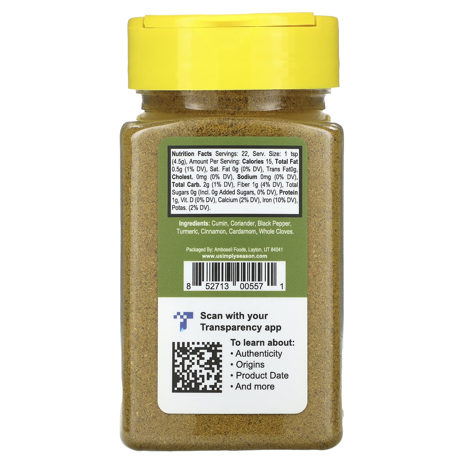 USimplySeason, Artisan, смесь специй, ксавааш, 136 г (4,8 унции)