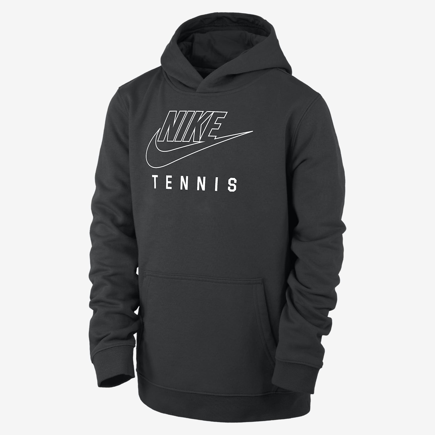 Nike Swoosh Club Fleece Big Kids' Tennis Pullover Hoodie