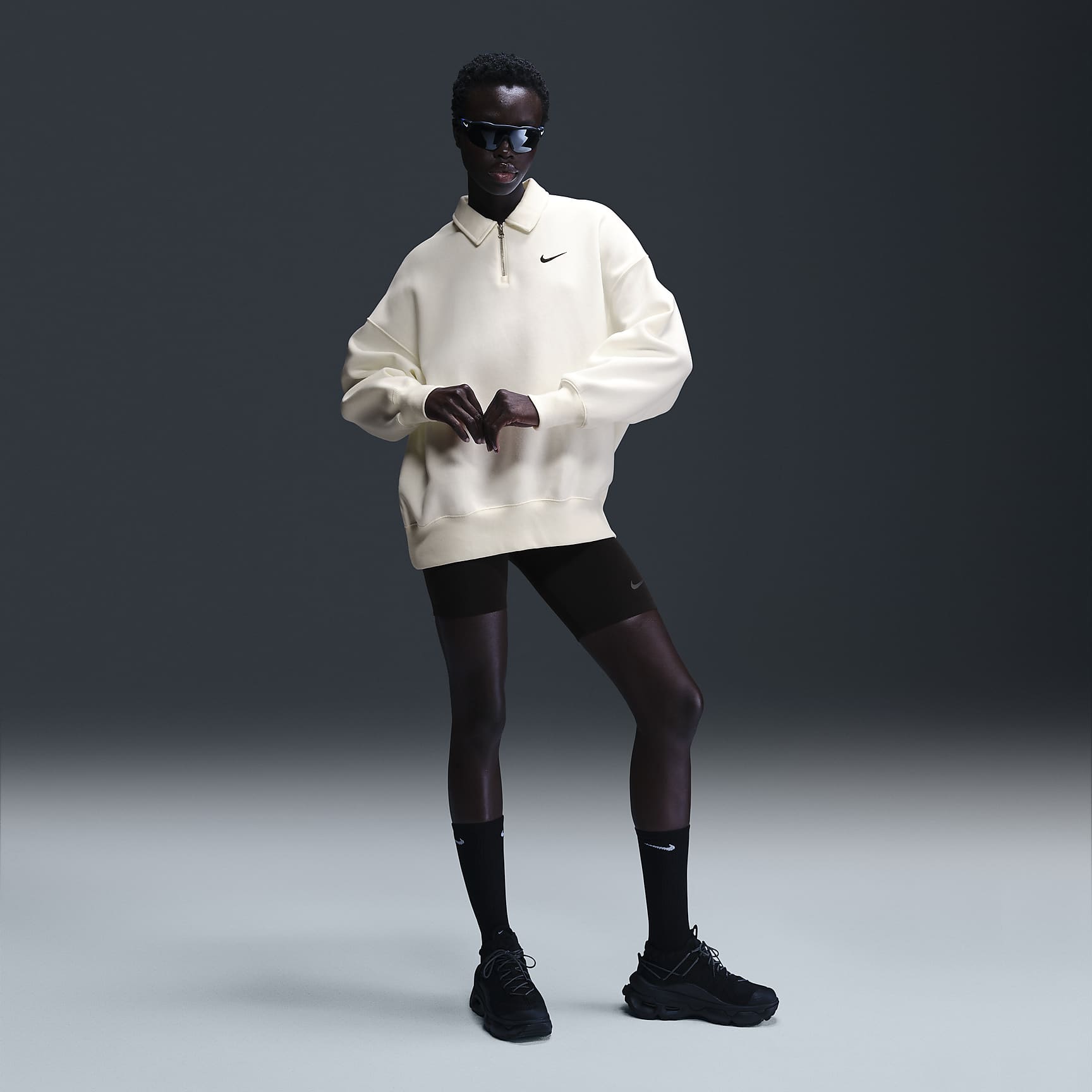 Nike Sportswear Phoenix Fleece Women's Oversized 1/4-Zip Polo