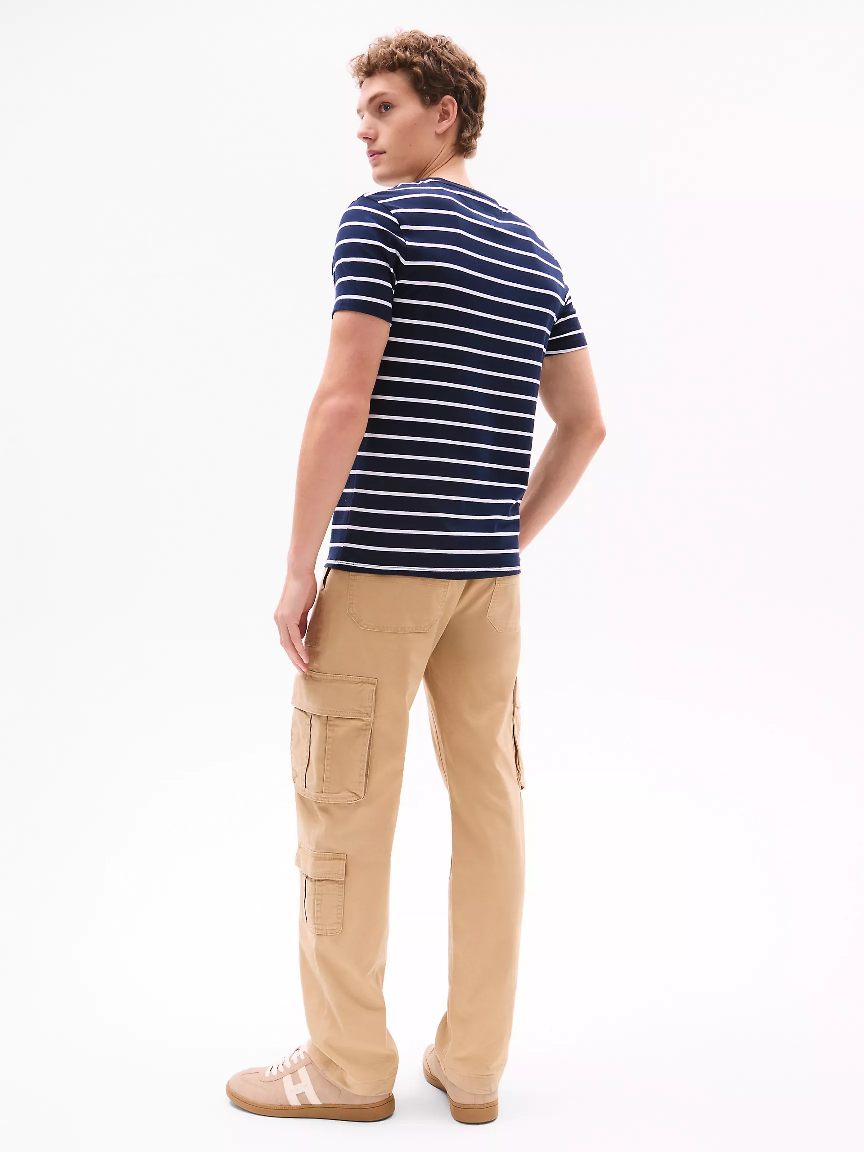 Мужская футболка Tommy Hilfiger, Эластичная футболка премиального качества сверхприталенного кроя