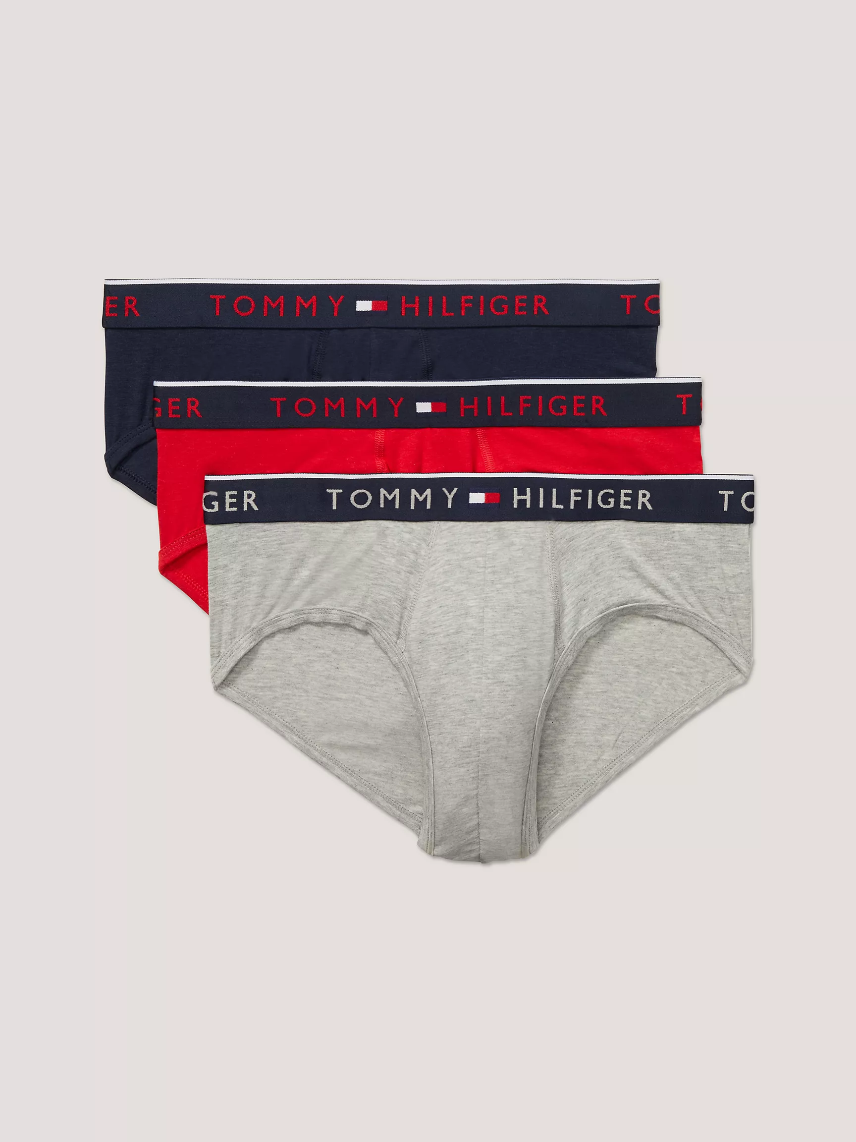 Мужское нижнее белье Tommy Hilfiger, Комплект из 3 эластичных трусов-брифов класса люкс