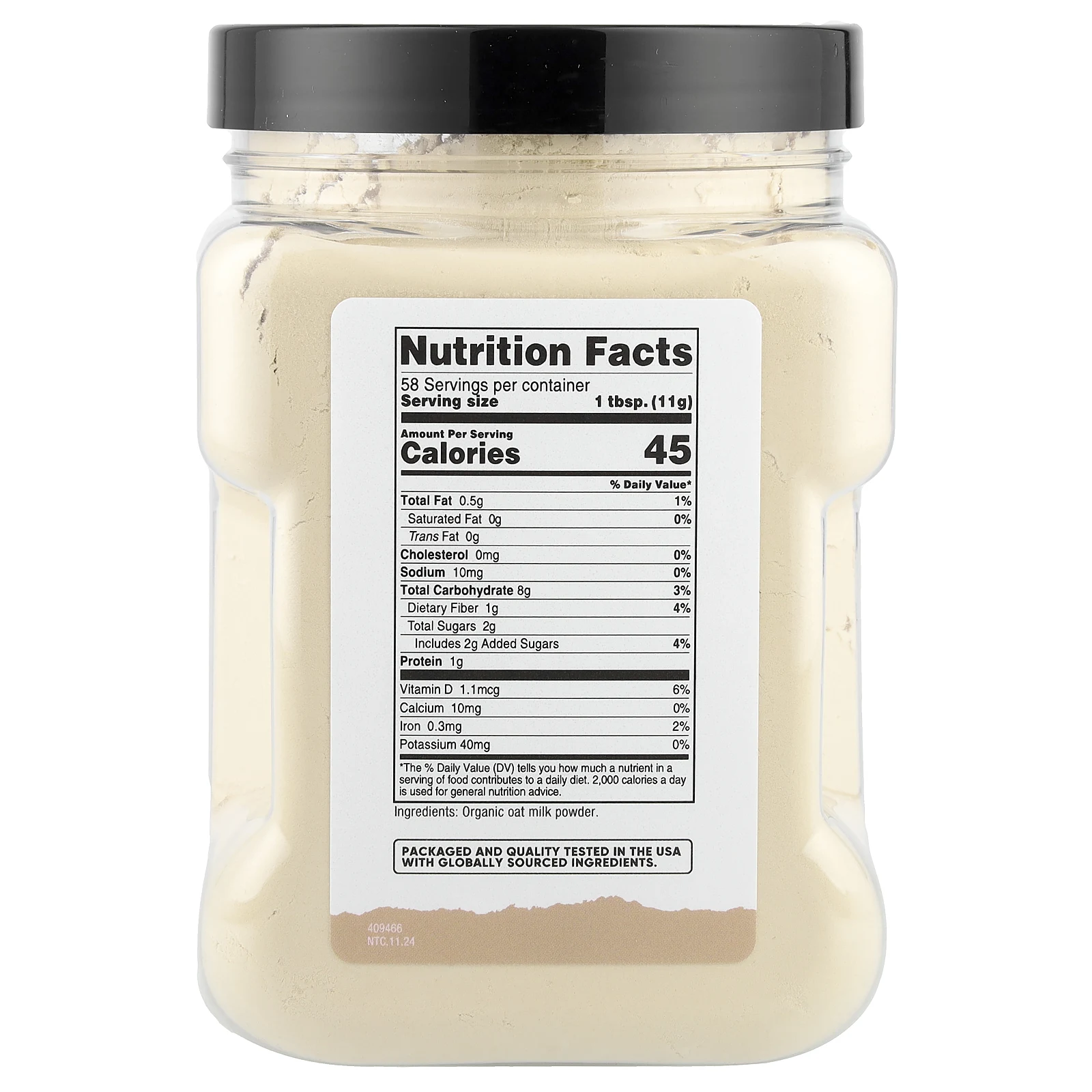 Nutricost, Pantry, органическое сухое овсяное молоко, 635 г (22,7 унции)