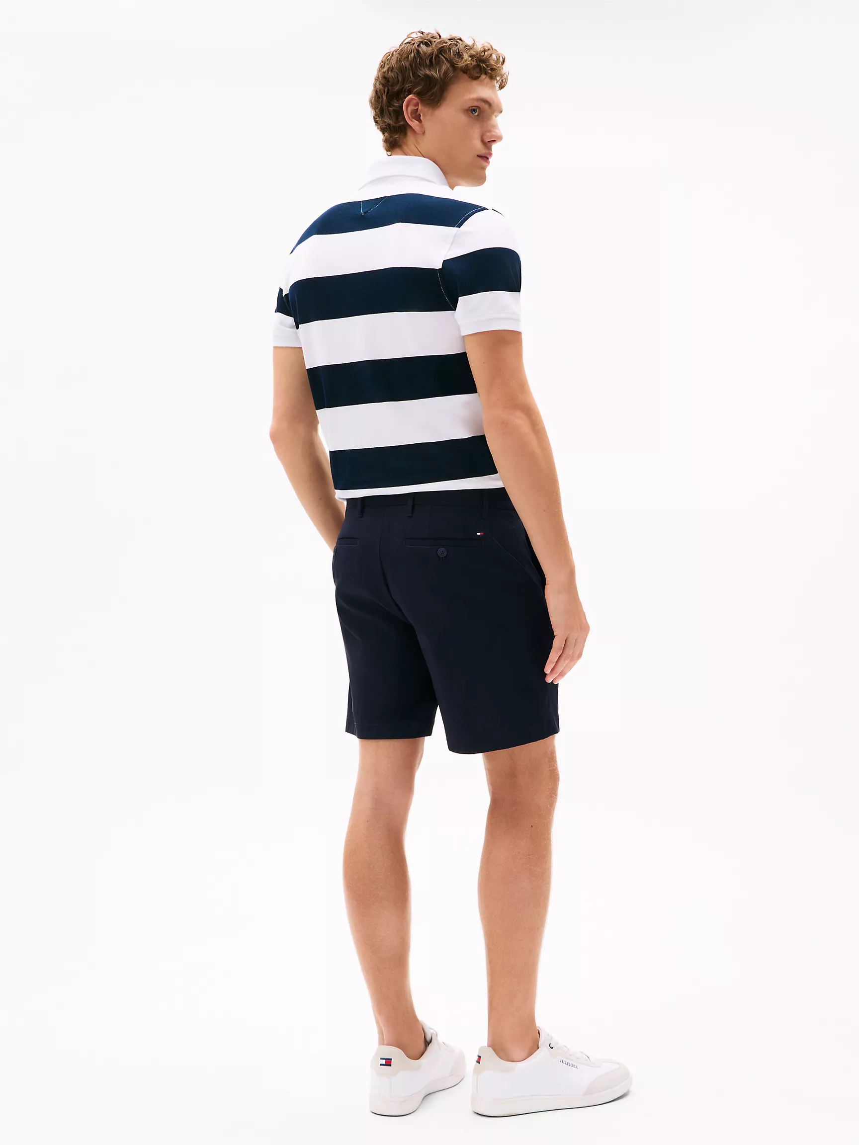 Мужские шорты Tommy Hilfiger, Однотонные эластичные технологичные шорты