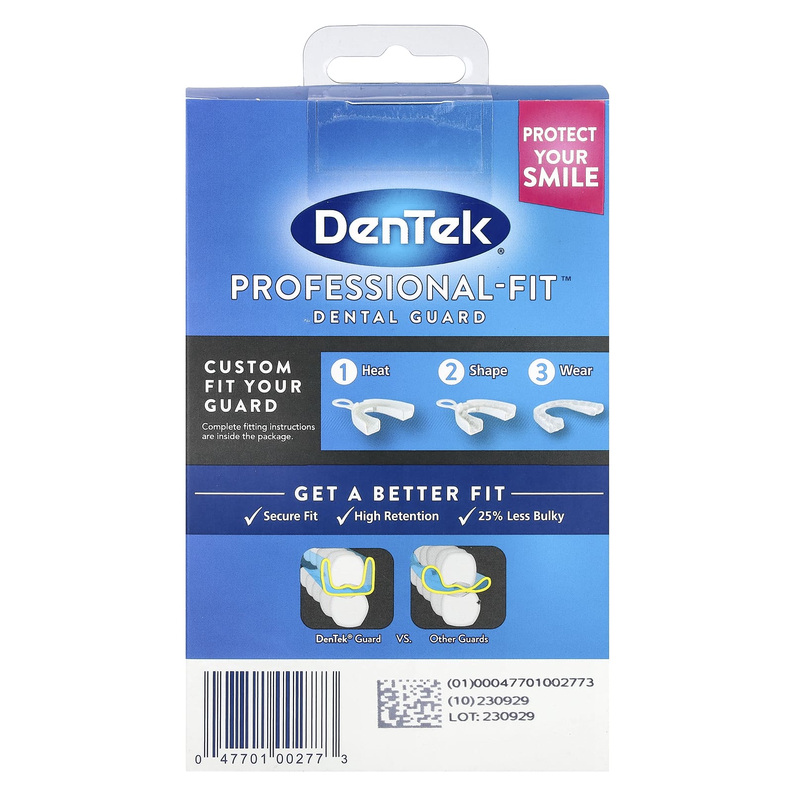 DenTek, Профессиональные защитные кожухи, 1 защитный кожух + 1 поднос + 1 футляр для хранения