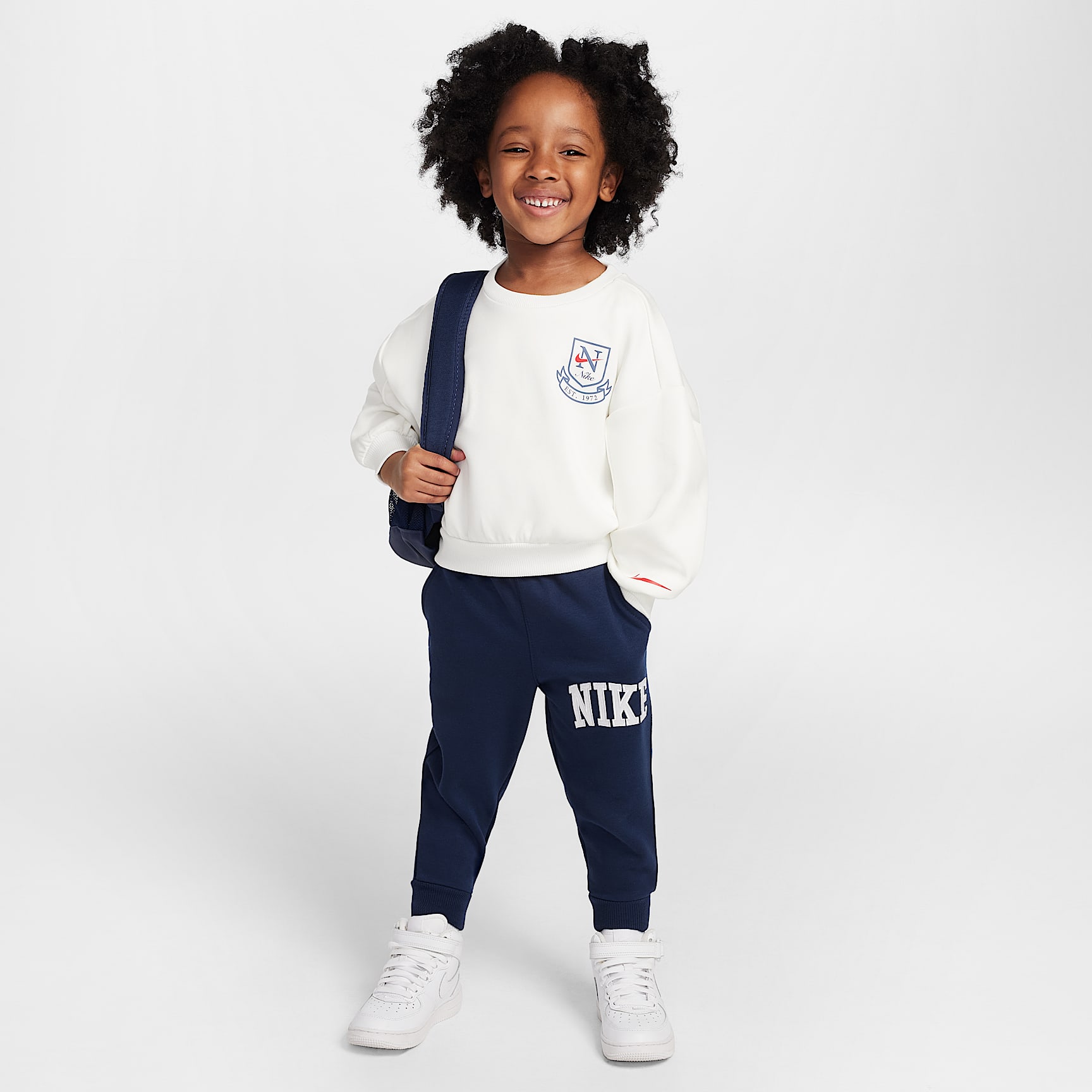 Nike Game, Swoosh, Match! Toddler Crew Top