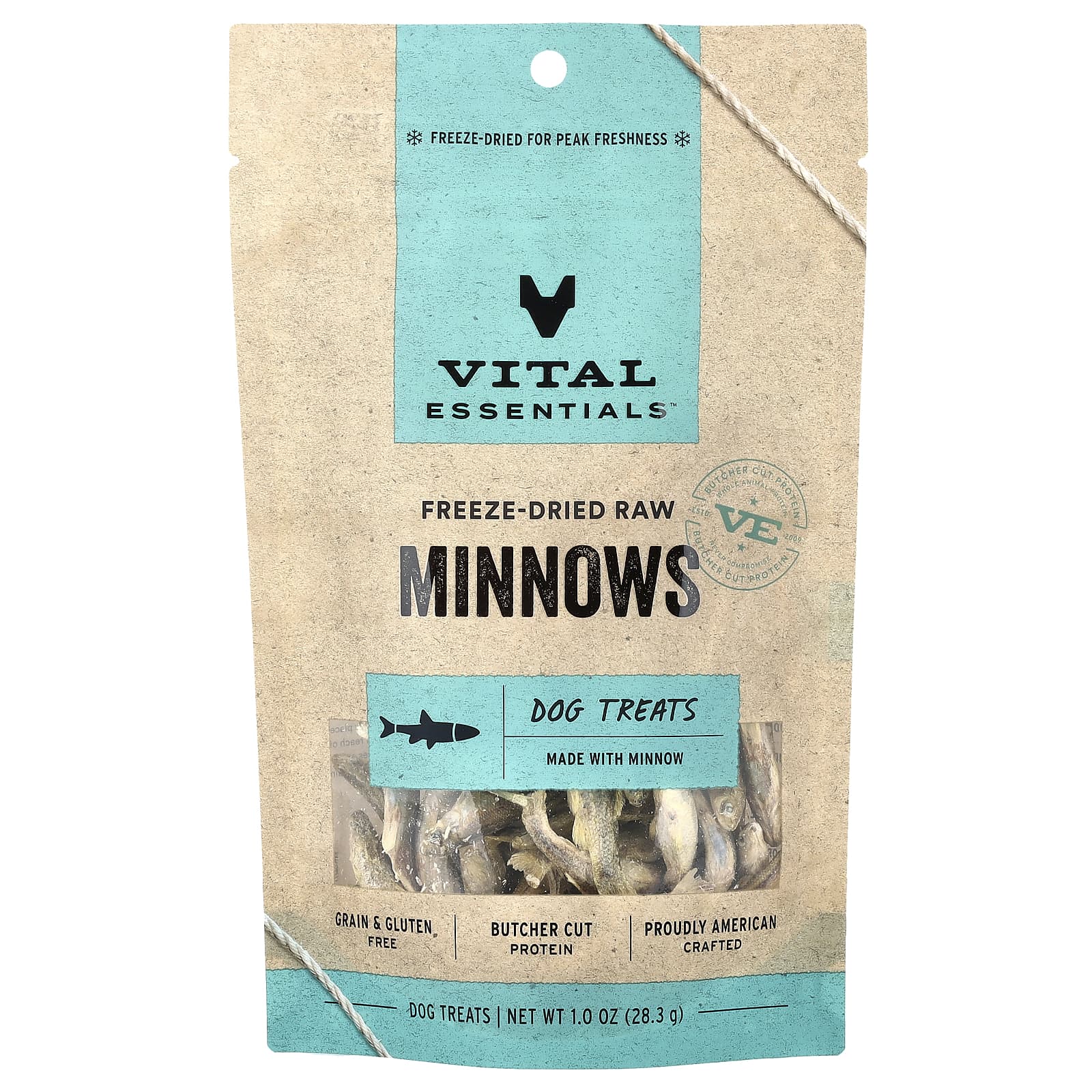 Vital Essentials, сублимированные необработанные лакомства для собак, мелисса, 28,3 г (1 унция)