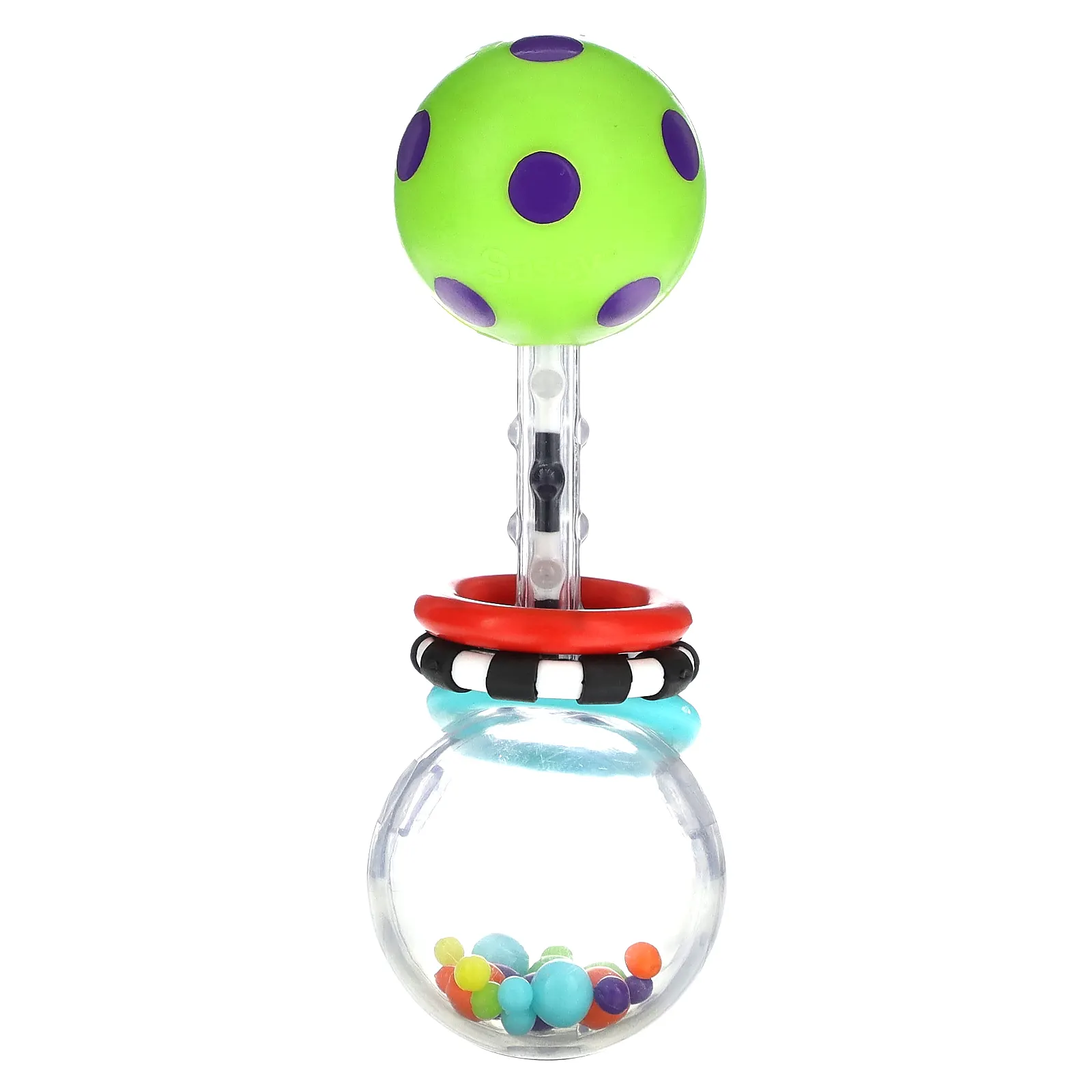 Sassy, Inspire The Senses, погремушка для блеска отжима, для детей 0–24 месяцев, 1 штука