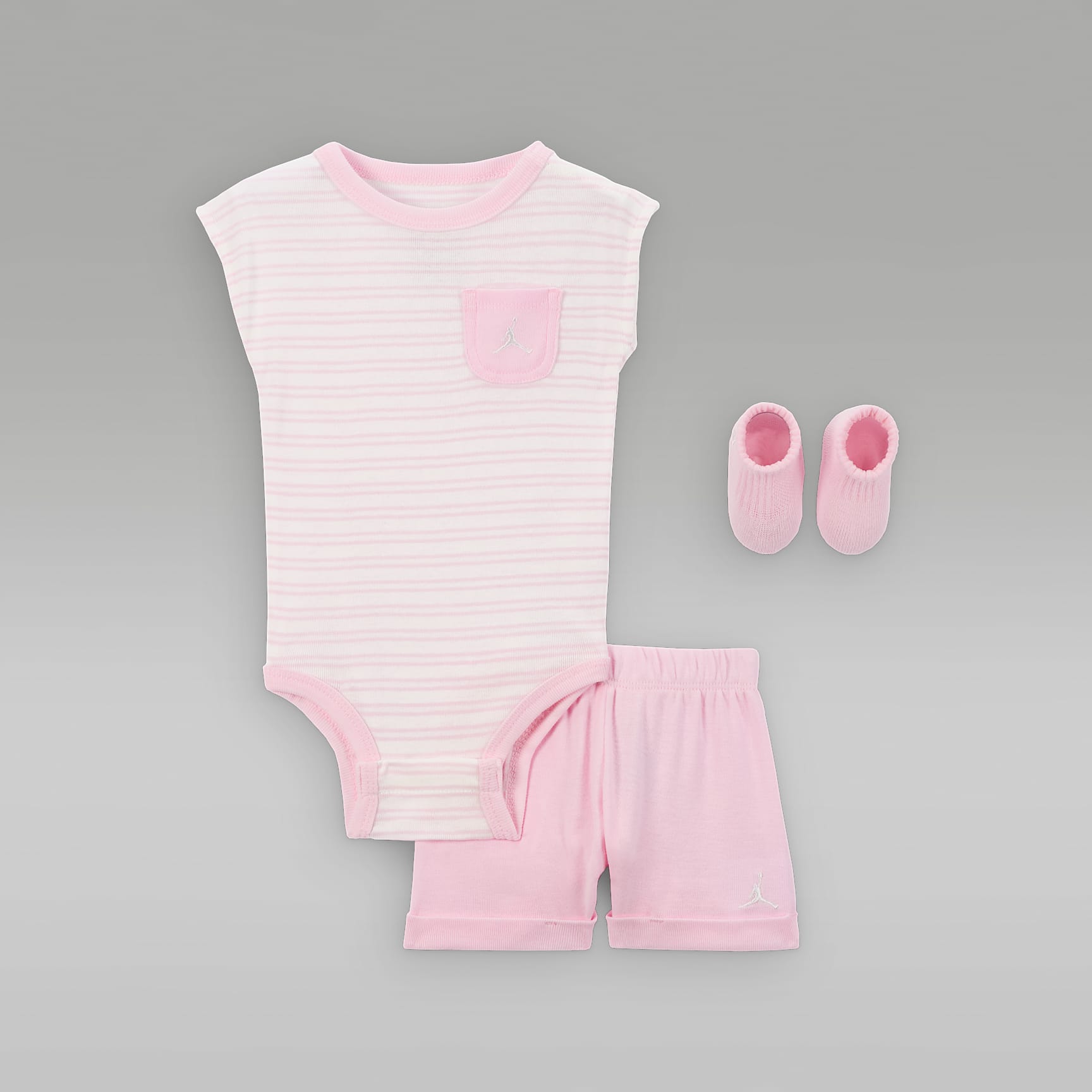 Jordan Essentials Baby Striped 3-Piece Set