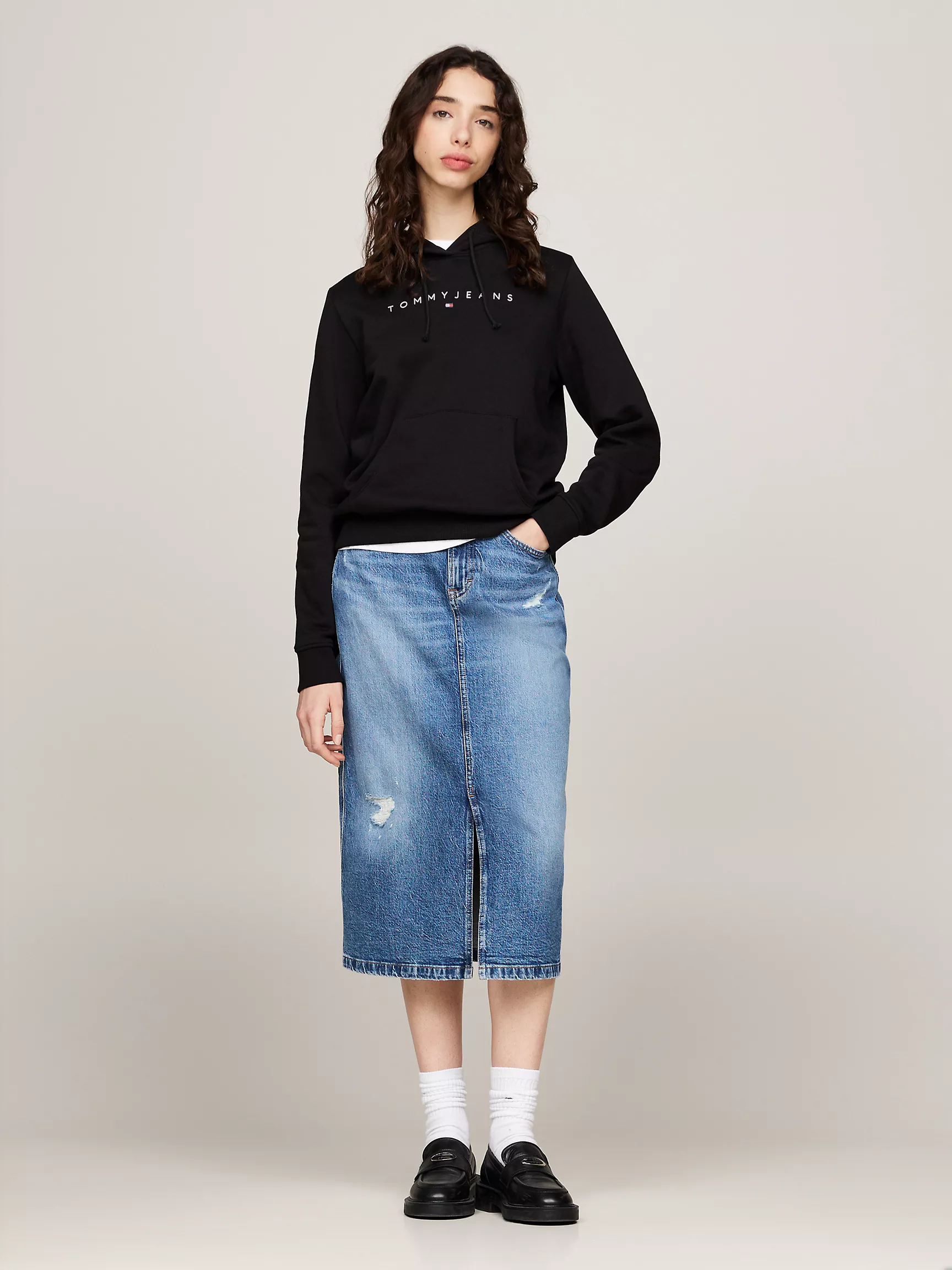 Женская толстовка Tommy Hilfiger, Худи с логотипом Tommy