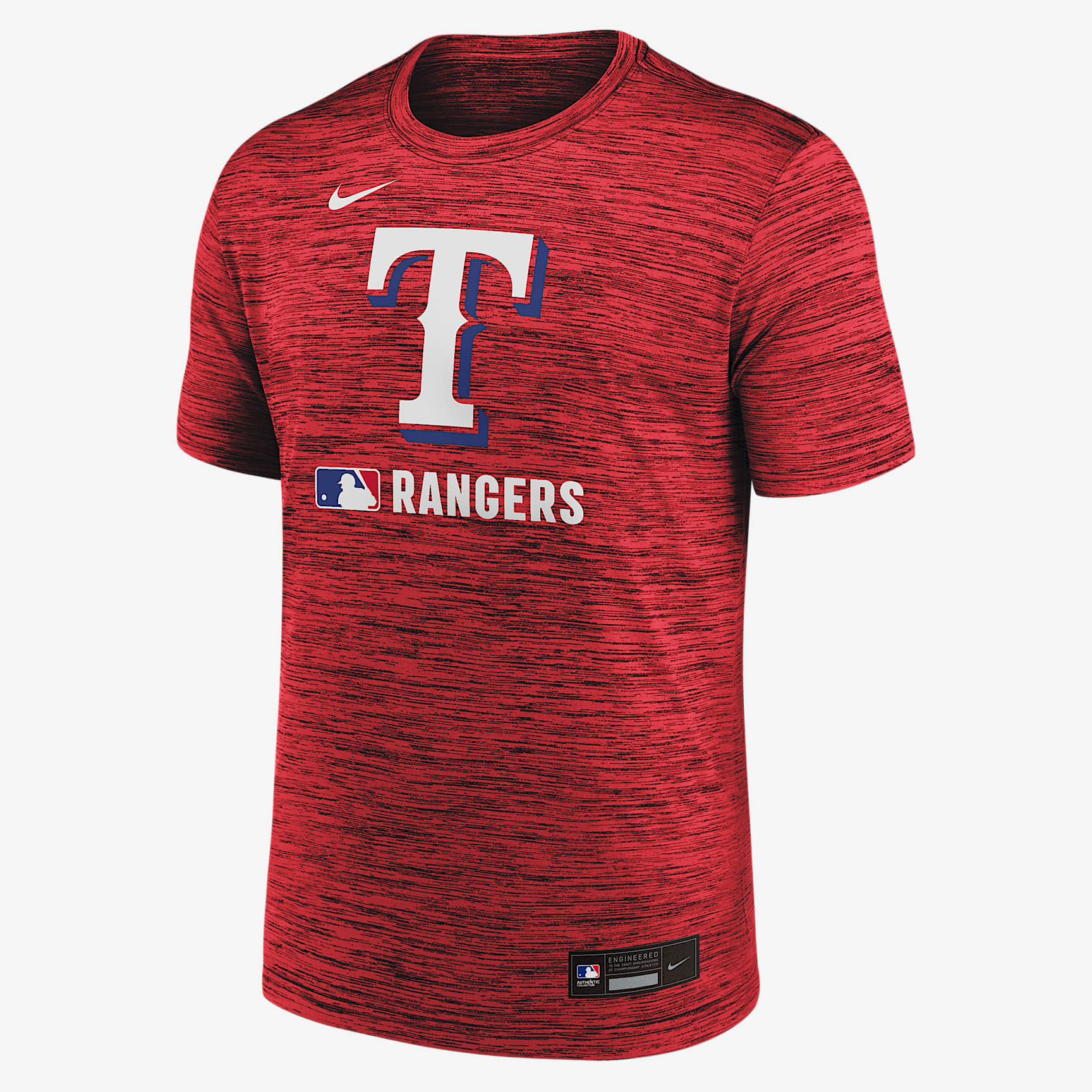 Texas Rangers Authentic Collection Velocity Men's Nike Dri-FIT MLB T-Shirt