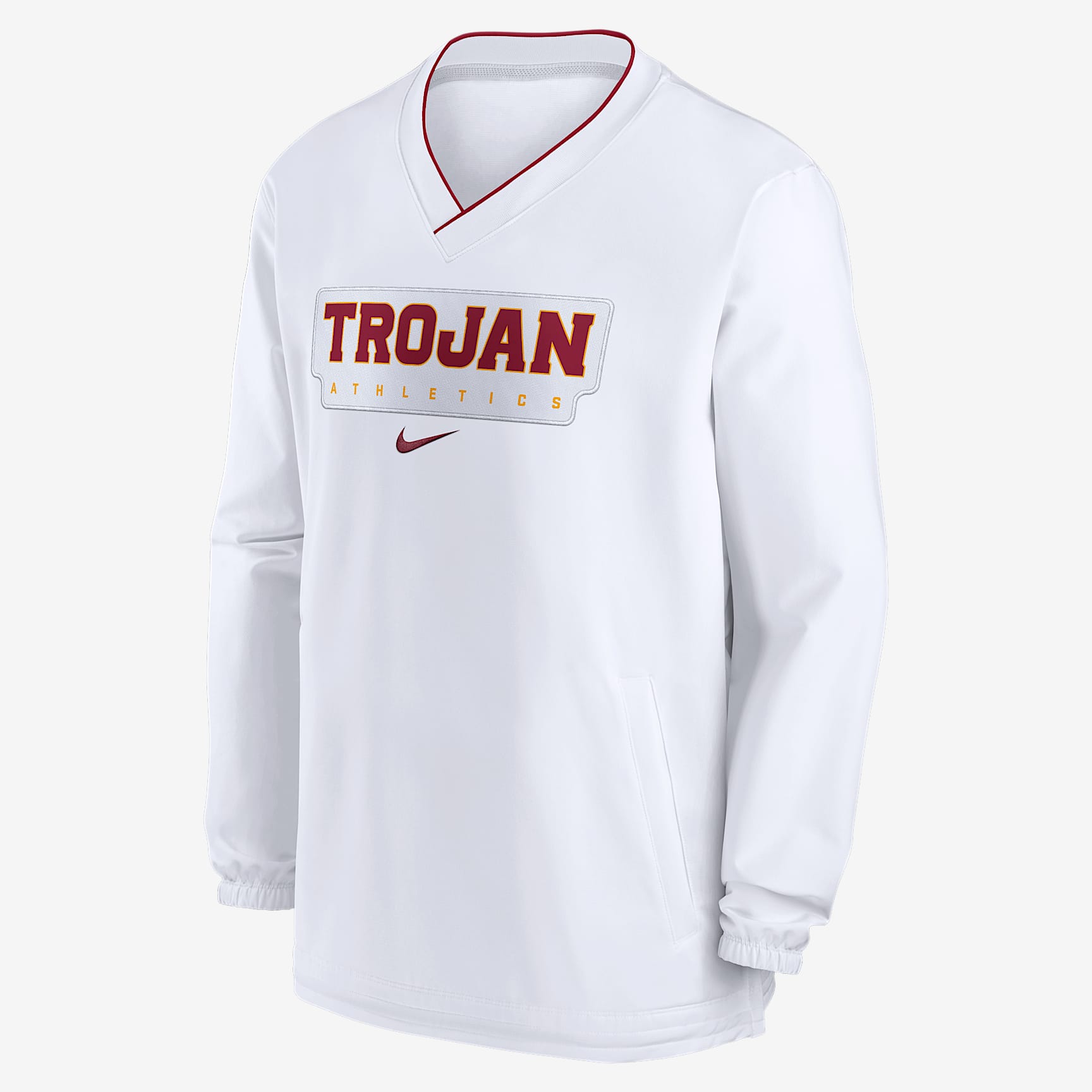 USC Trojans Sideline Men's Nike College Long-Sleeve Windshirt