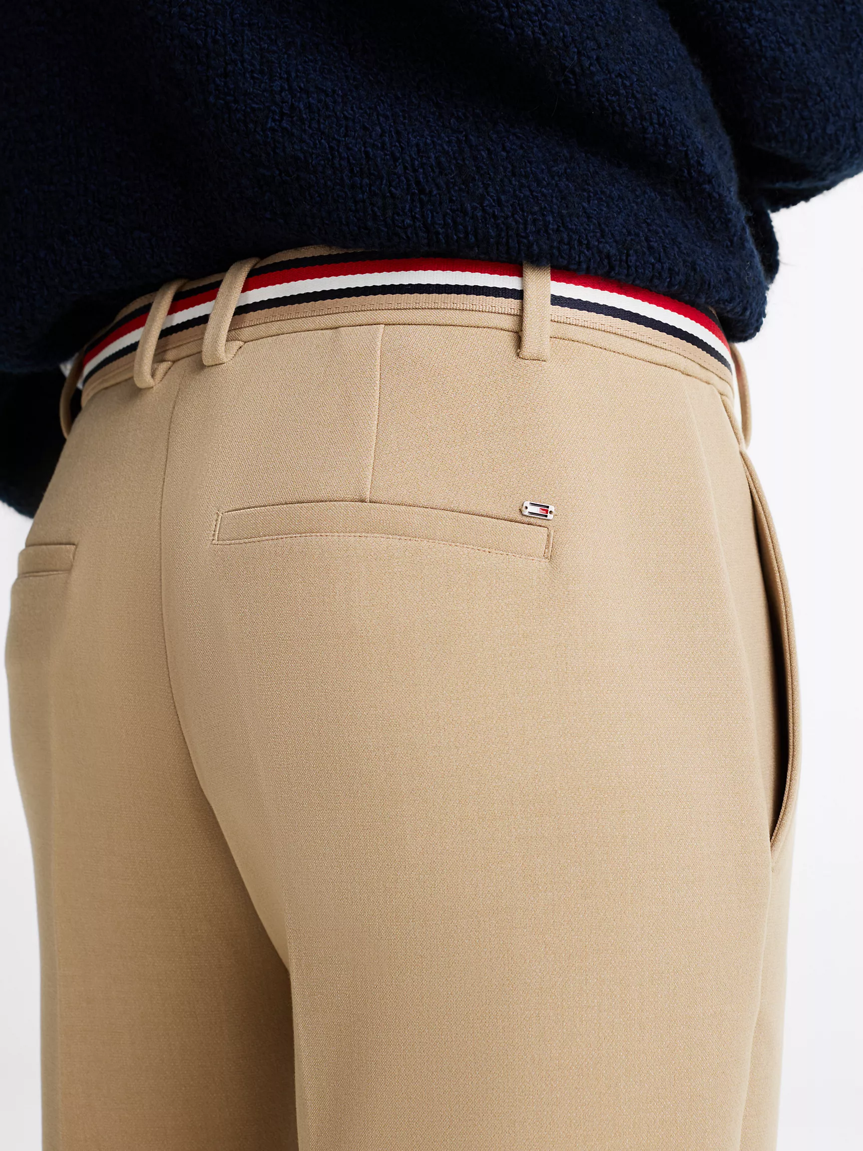 Женские брюки Tommy Hilfiger, Двуслойные приталенные брюки прямого кроя