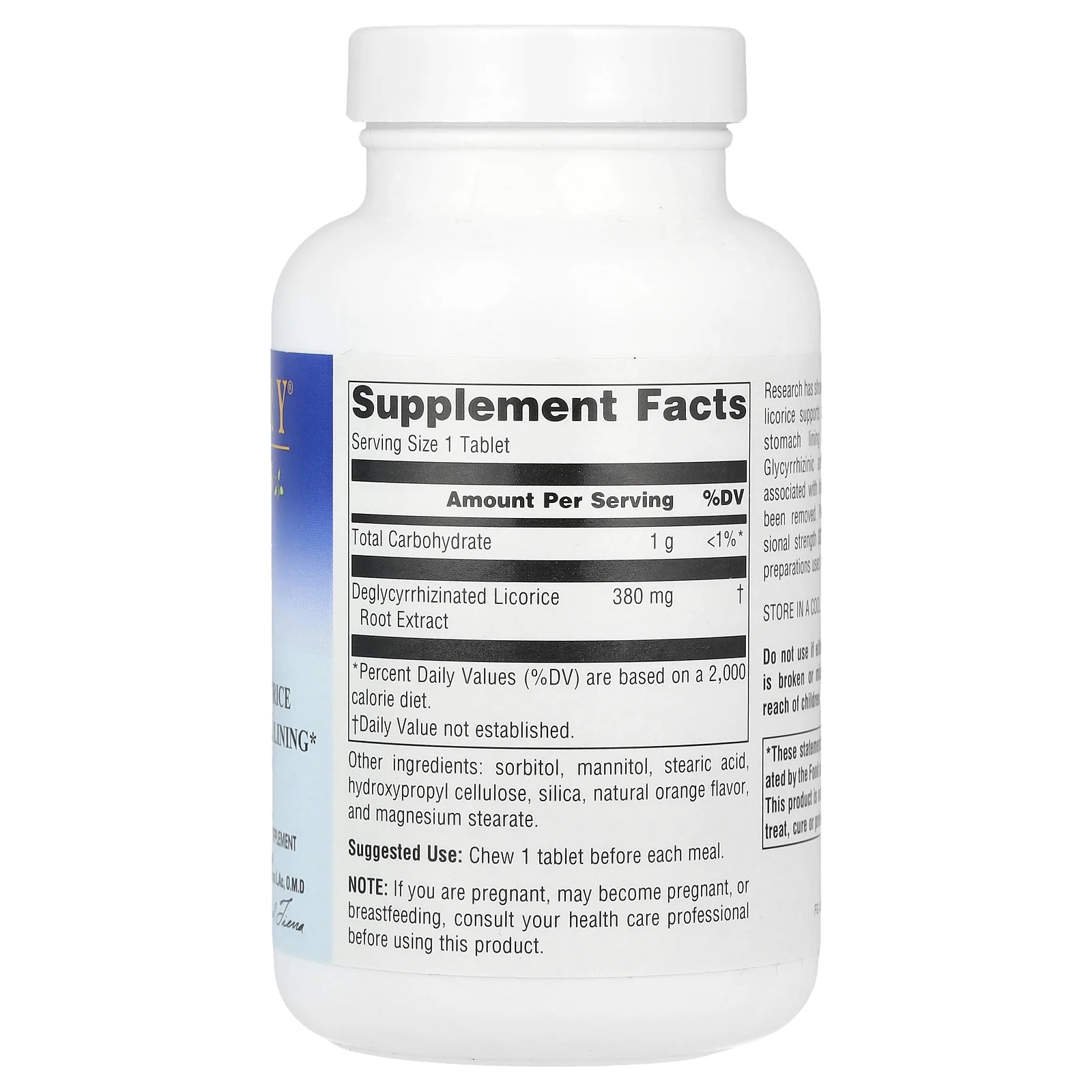 Planetary Herbals, DGL, 100 жевательных таблеток