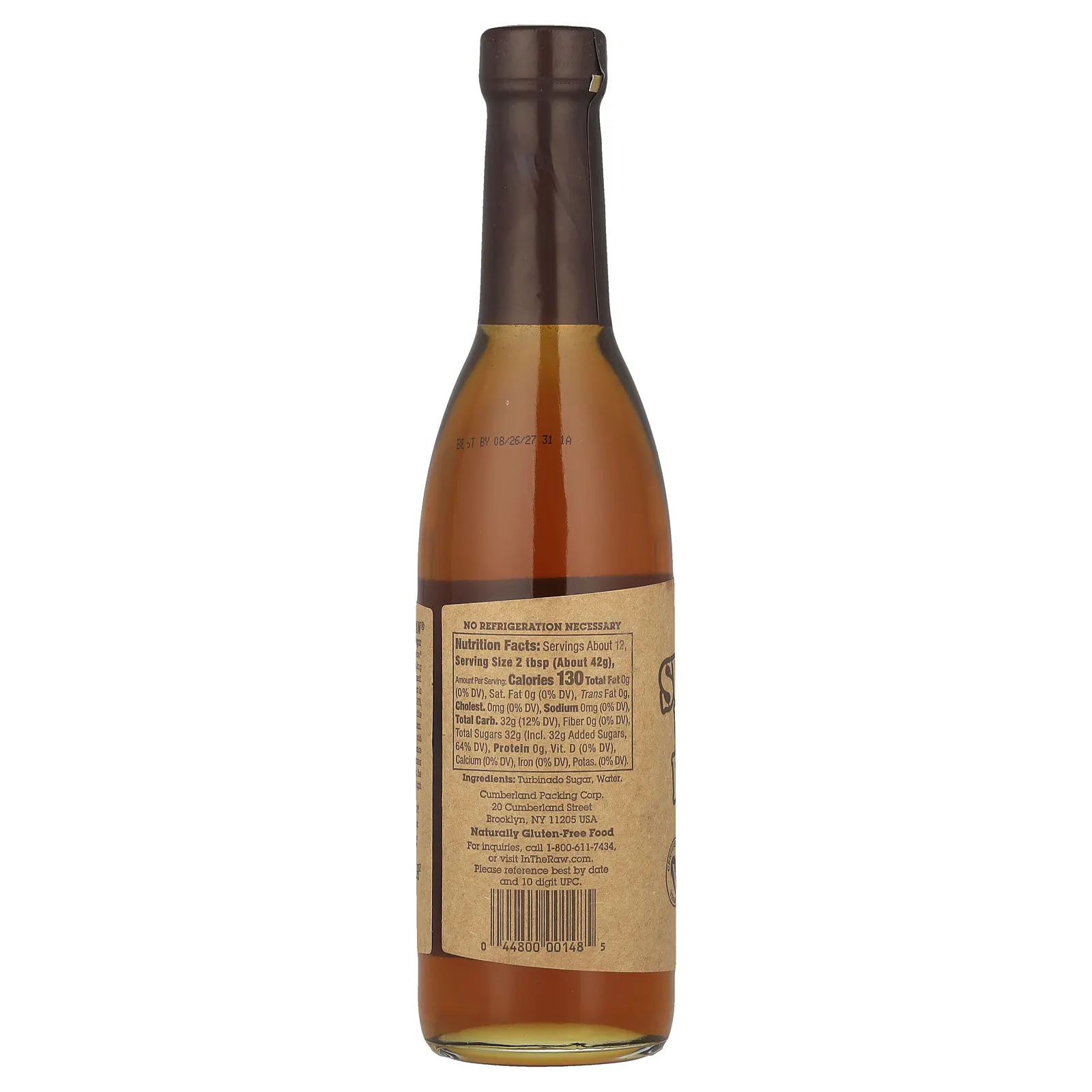 In the Raw, Sugar In The Raw®, жидкий тростниковый сахар, 369 мл (12,5 жидк. Унции)