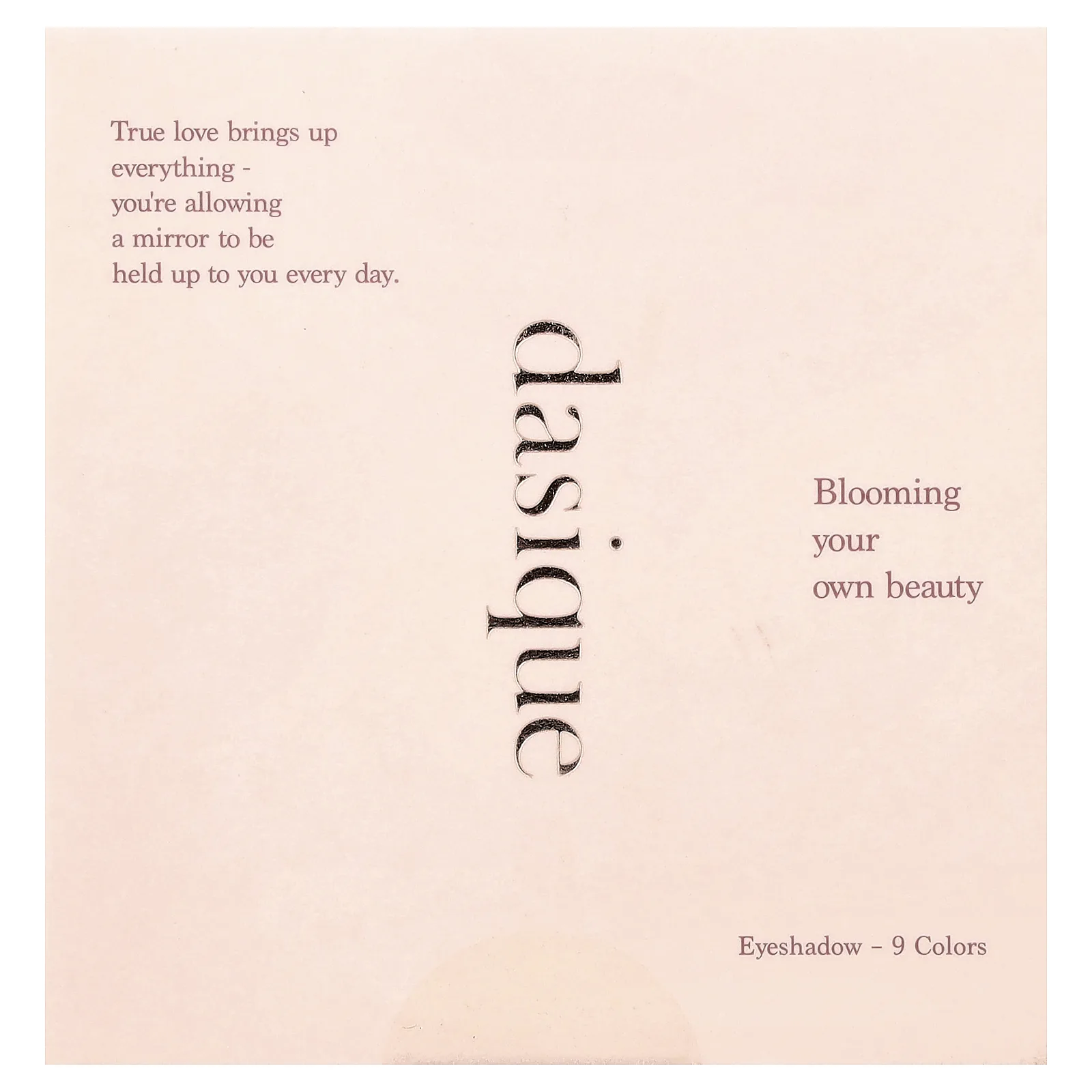 Dasique, палитра теней для век, 01 сахарный брауни, 1 шт.