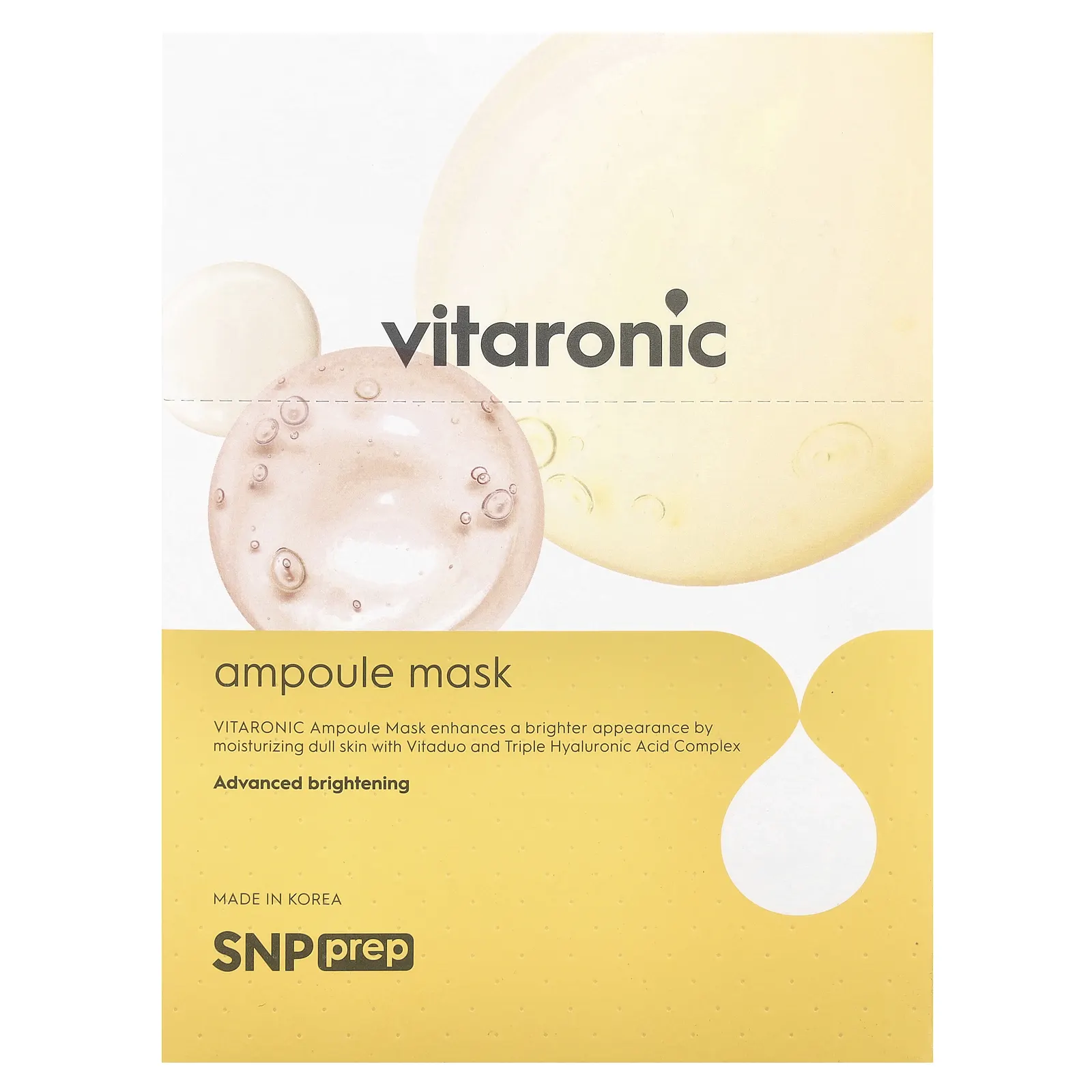 SNP, Vitaronic, тканевая маска с ампулами, 10 шт., 25 мл (0,84 жидк. Унции)