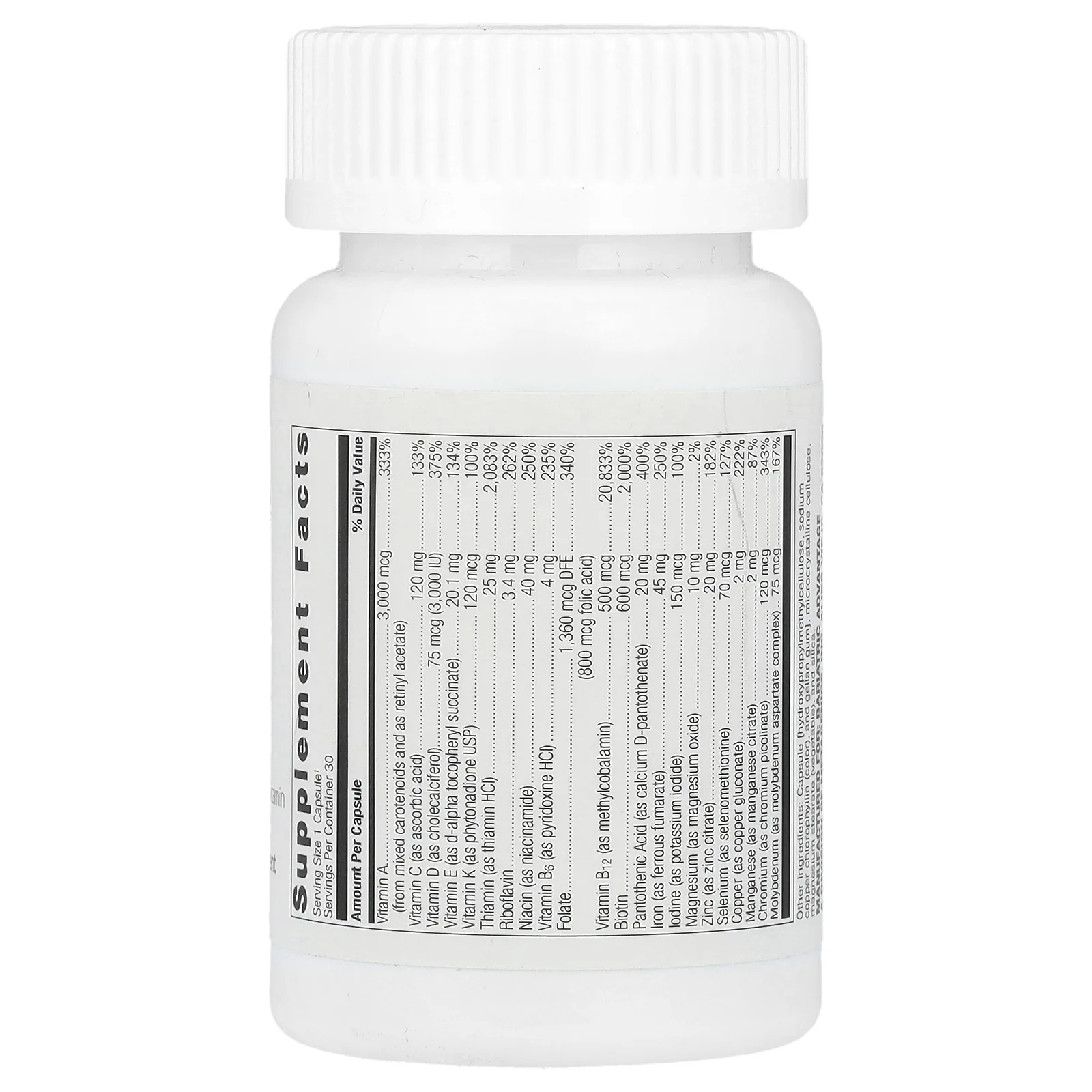 Bariatric Advantage, Ultra Solo с железом, 30 капсул