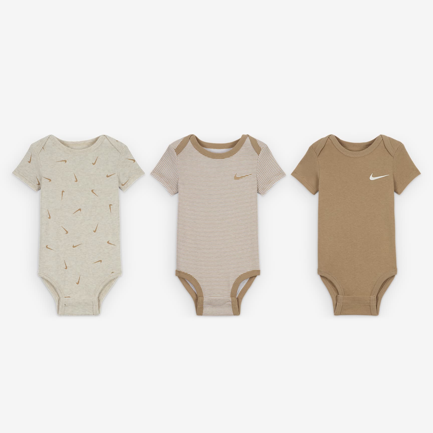 Nike E1D1 Baby (0-9M) Mix and Match Bodysuits (3-Pack)
