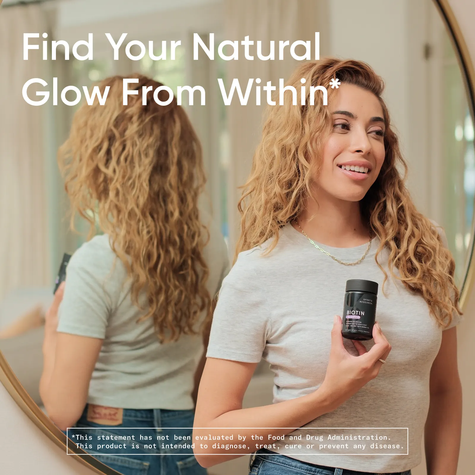 Sports Research, биотин и кокосовое масло, 2500 мкг, 120 вегетарианских капсул