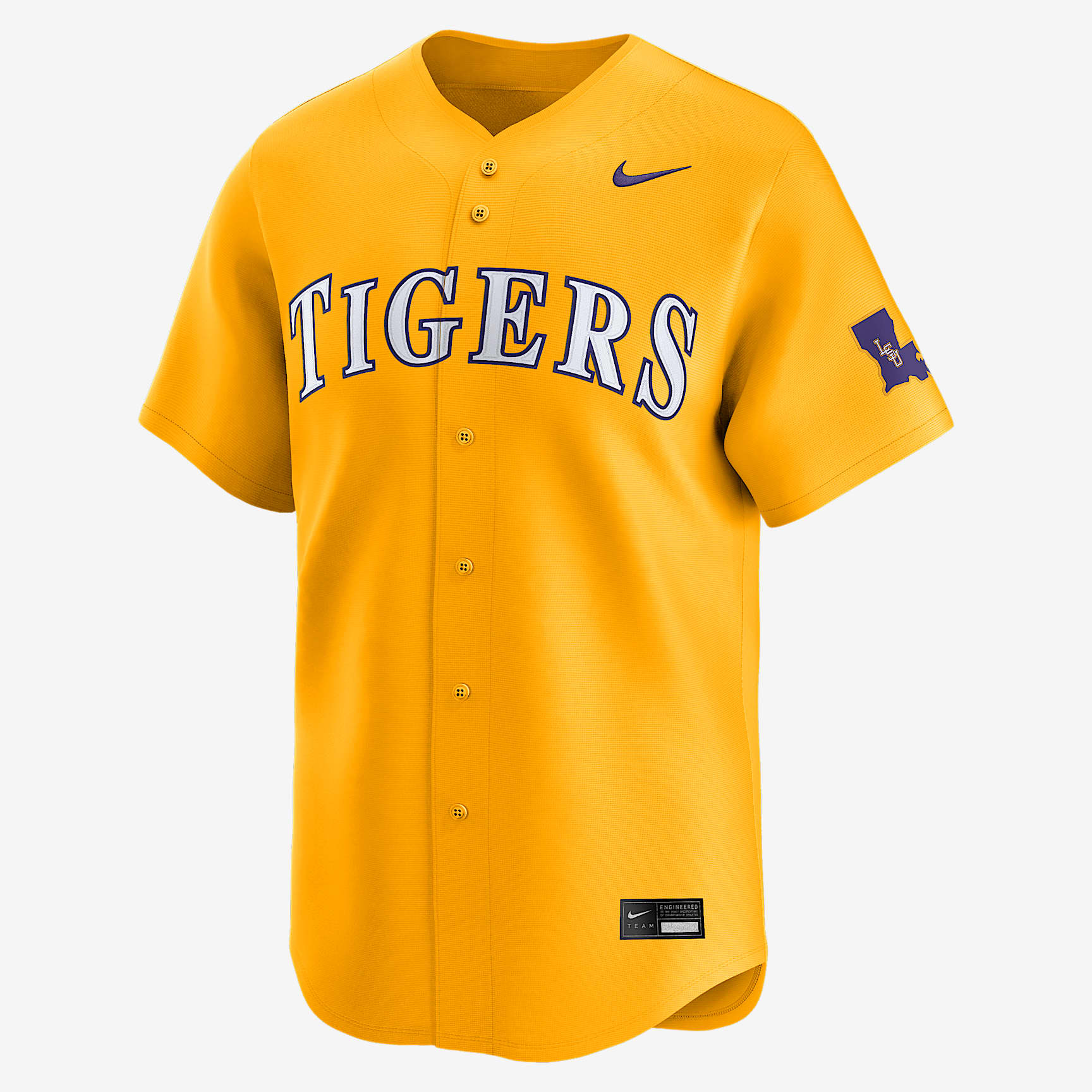 LSU Tigers Men's Nike College Limited Baseball Jersey