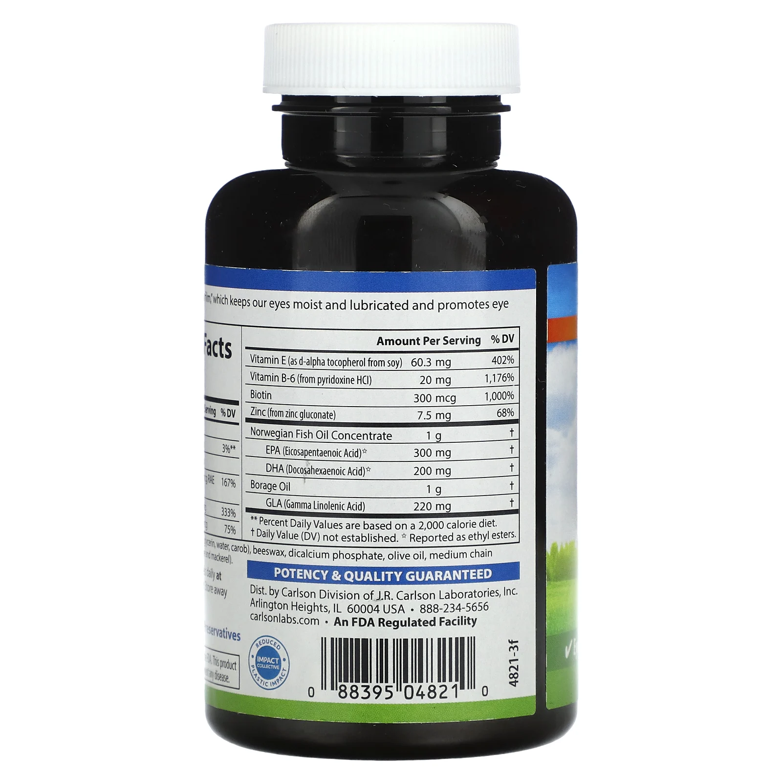 Carlson, Moistur-Eyes`` 90 мягких таблеток