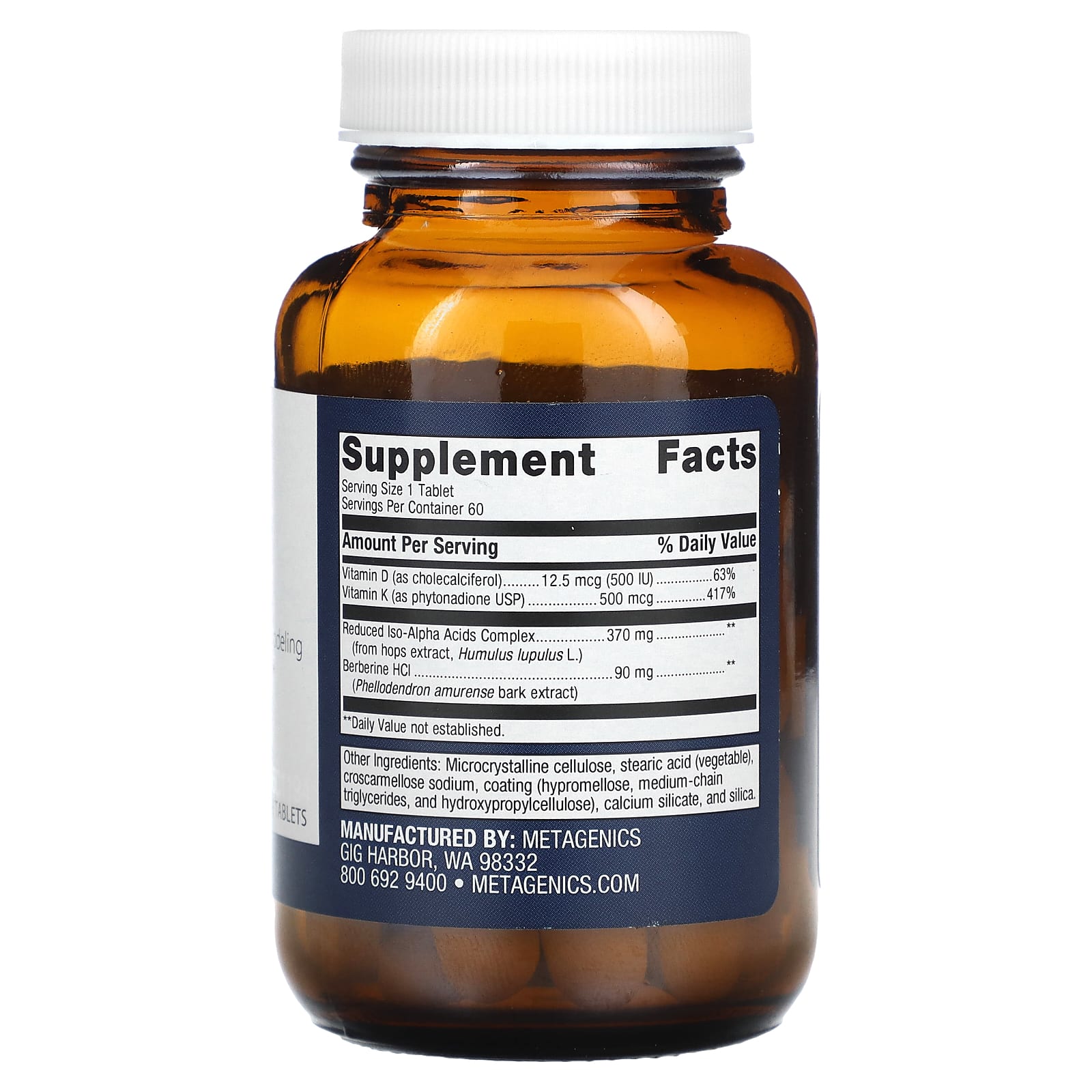 Metagenics, Ostera, 60 таблеток