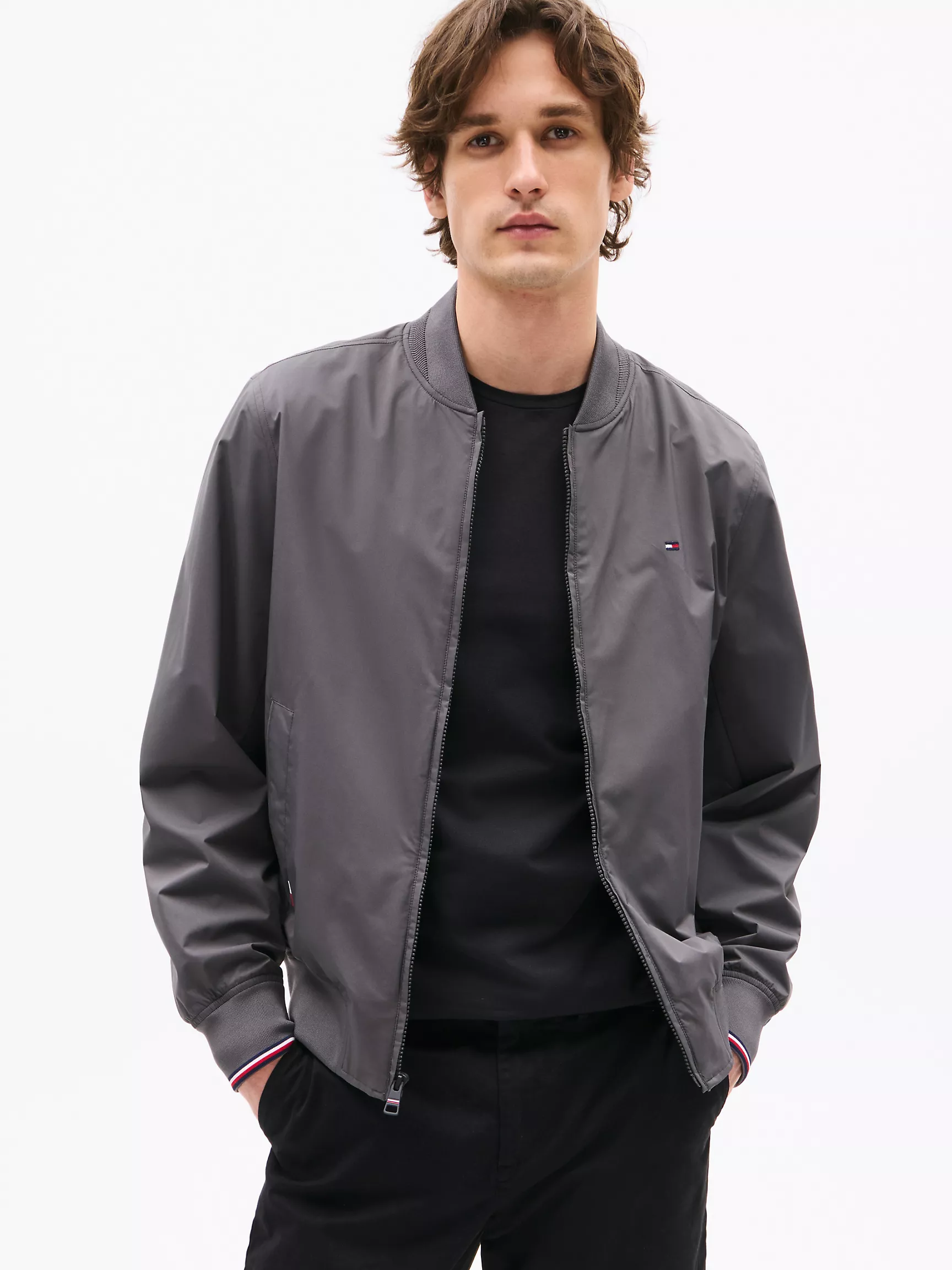 Мужская куртка Tommy Hilfiger, Легкий водоотталкивающий бомбер