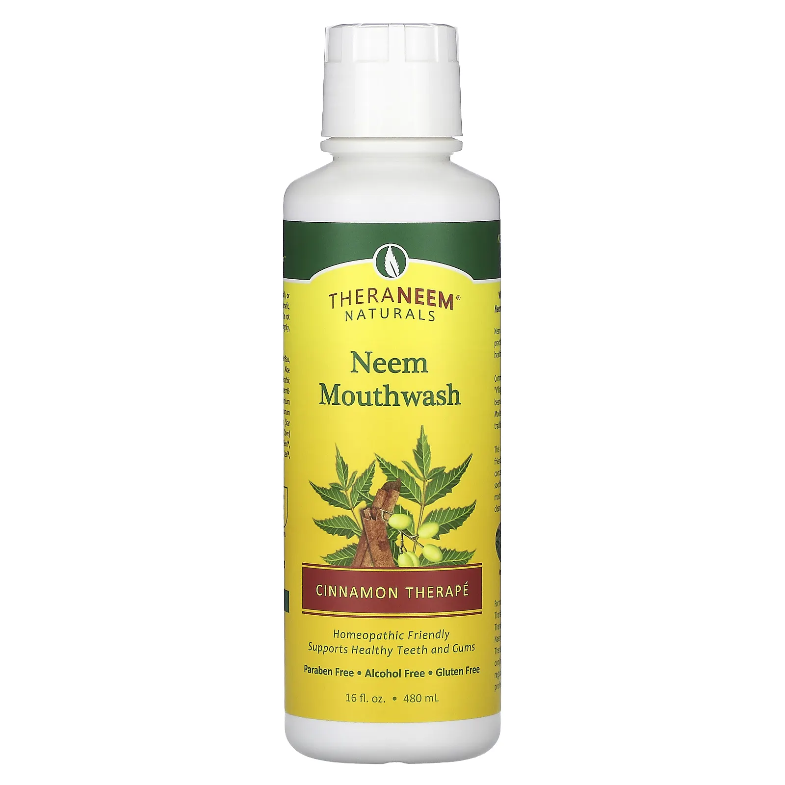 Organix South, Жидкость для полоскания рта Neem, Therapé с корицей, 480 мл (16 жидк. Унций)
