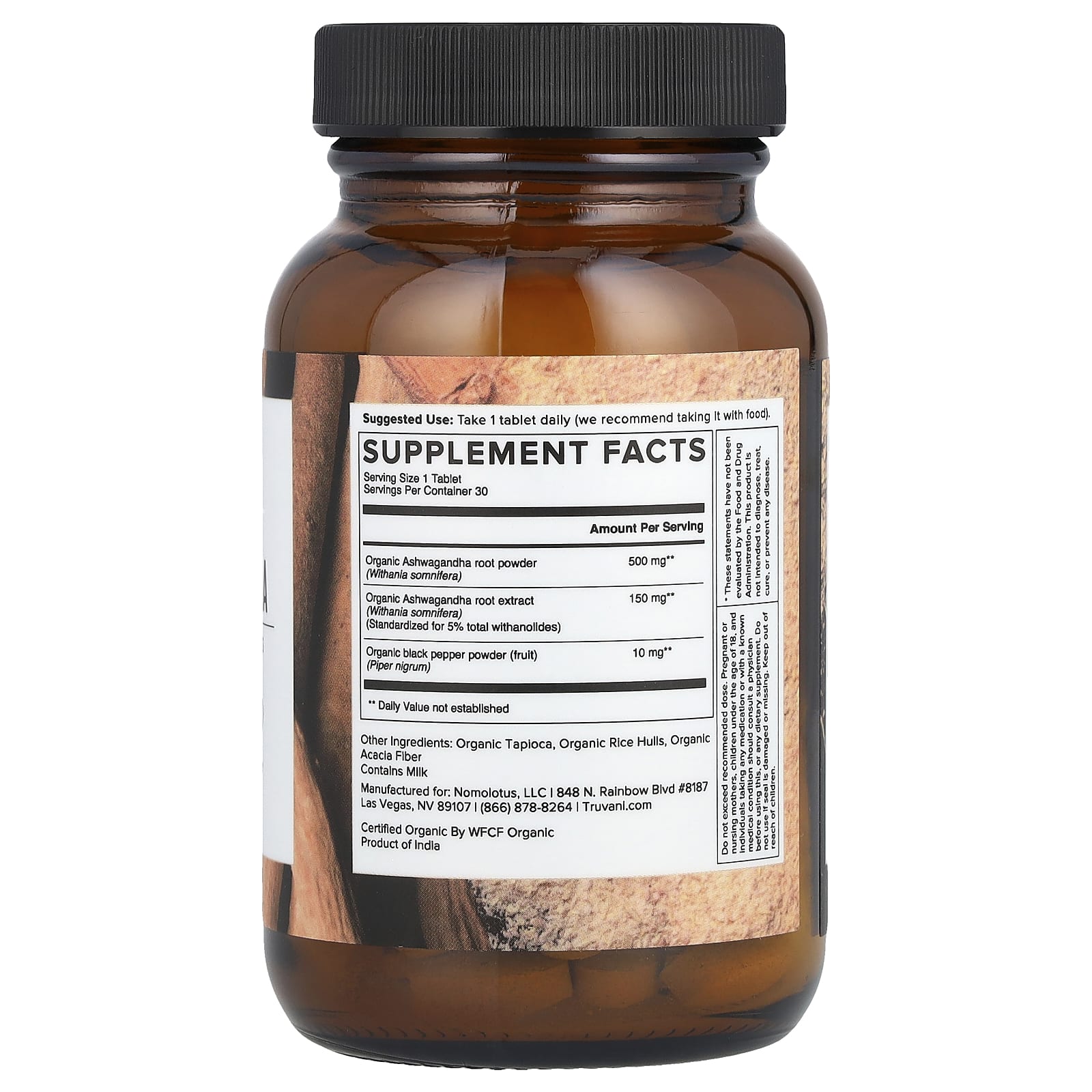 Truvani, Ашваганда, 30 таблеток