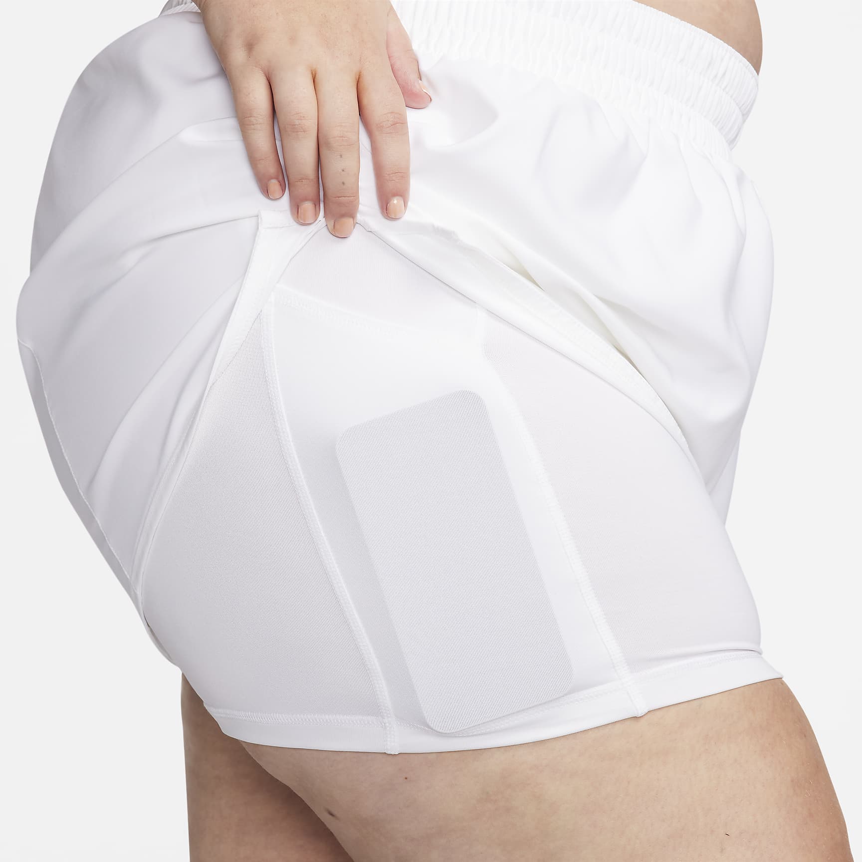 Nike Dri-FIT One Women's High-Waisted 3" 2-in-1 Shorts (Plus Size)