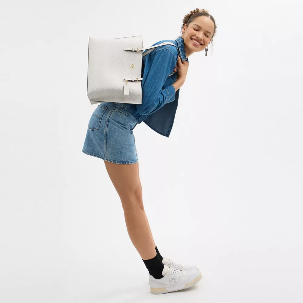 Сумка COACH Mollie Tote Bag In Signature Canvas