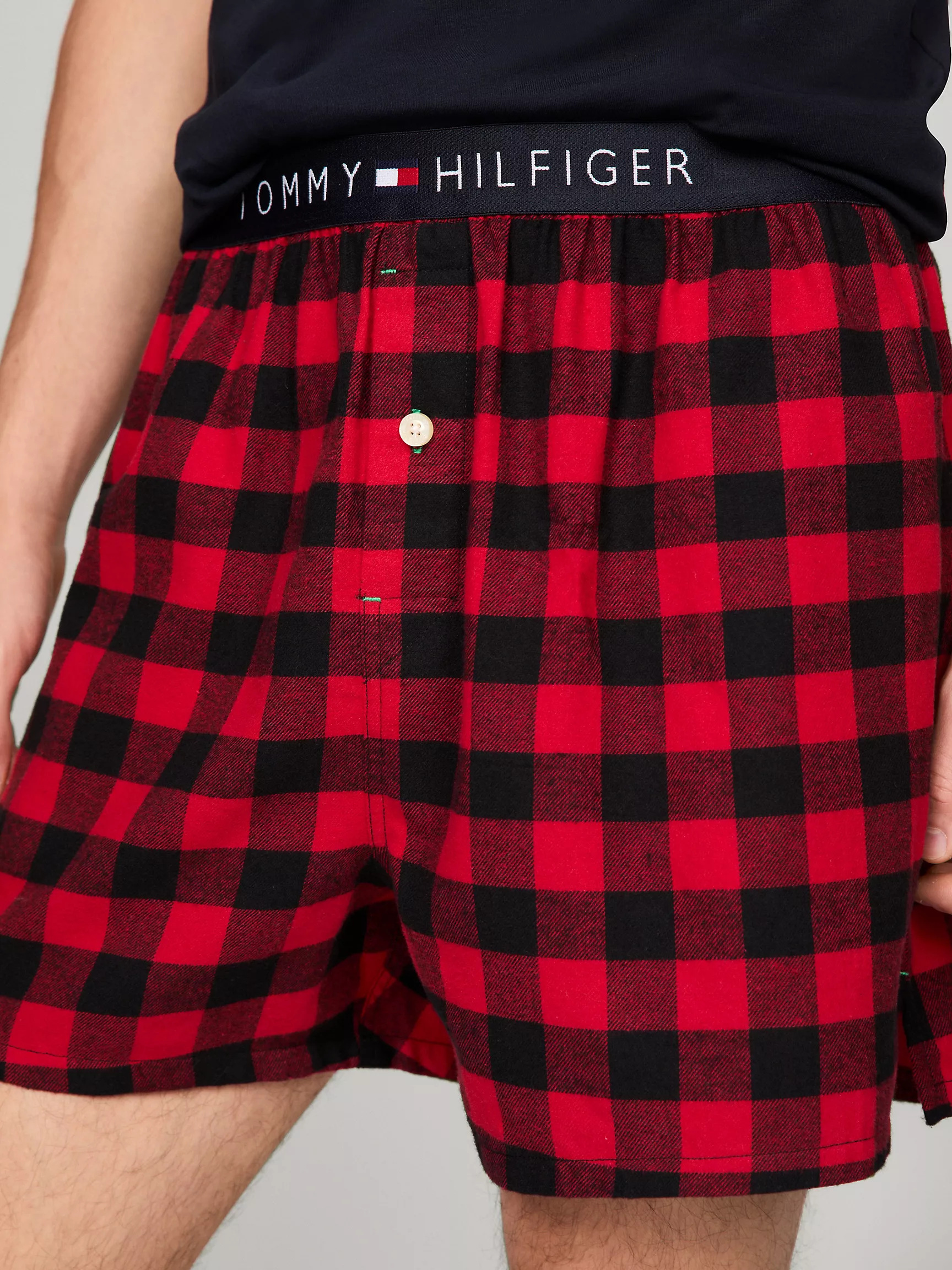 Мужская одежда для сна Tommy Hilfiger, Фланелевые пижамные шорты