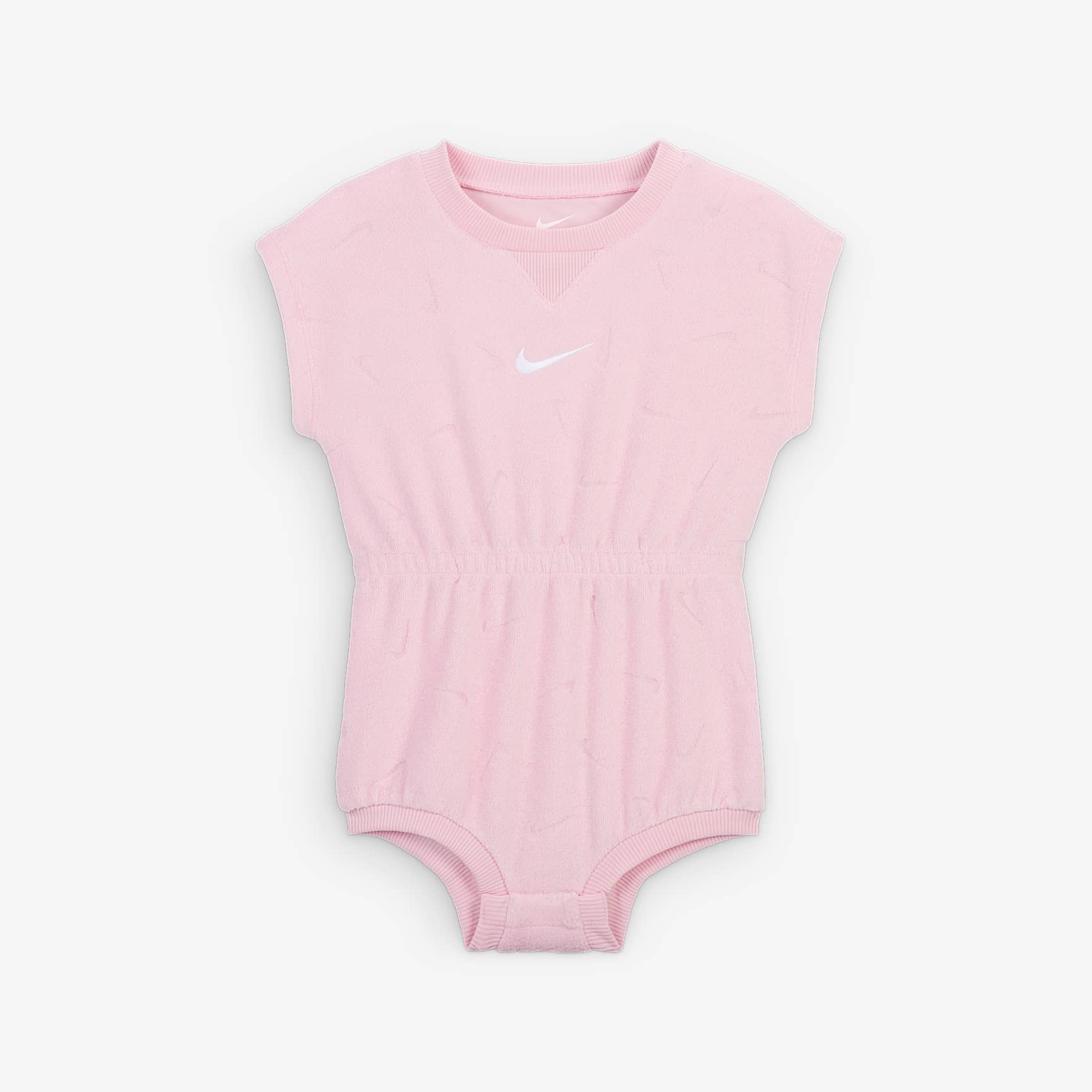 Nike Essentials Baby (12-24M) Jacquard Towel Terry Romper