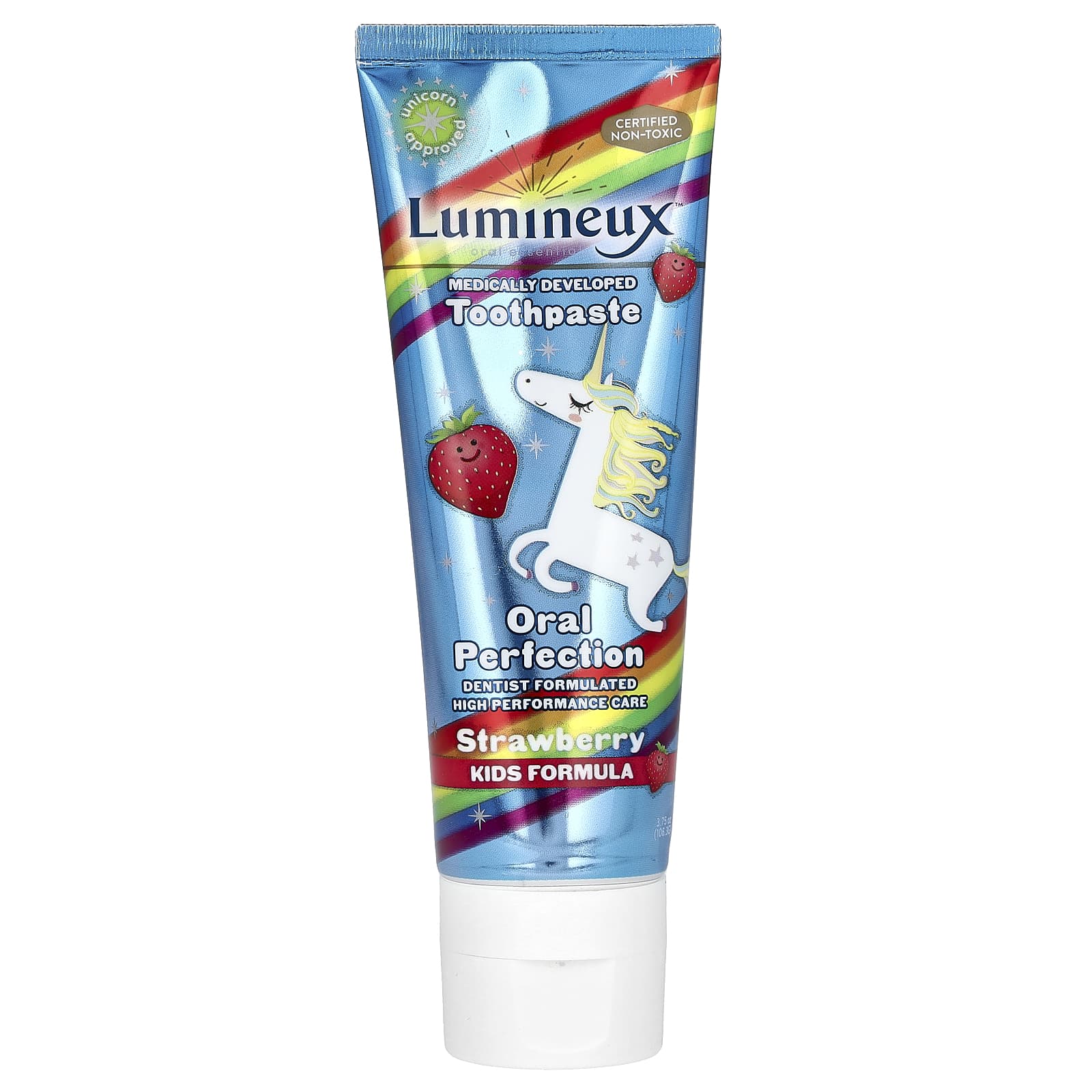 Lumineux Oral Essentials, Medically Developed Toothpaste, Kids Formula, со вкусом клубники, 106,3 г (3,75 унции)