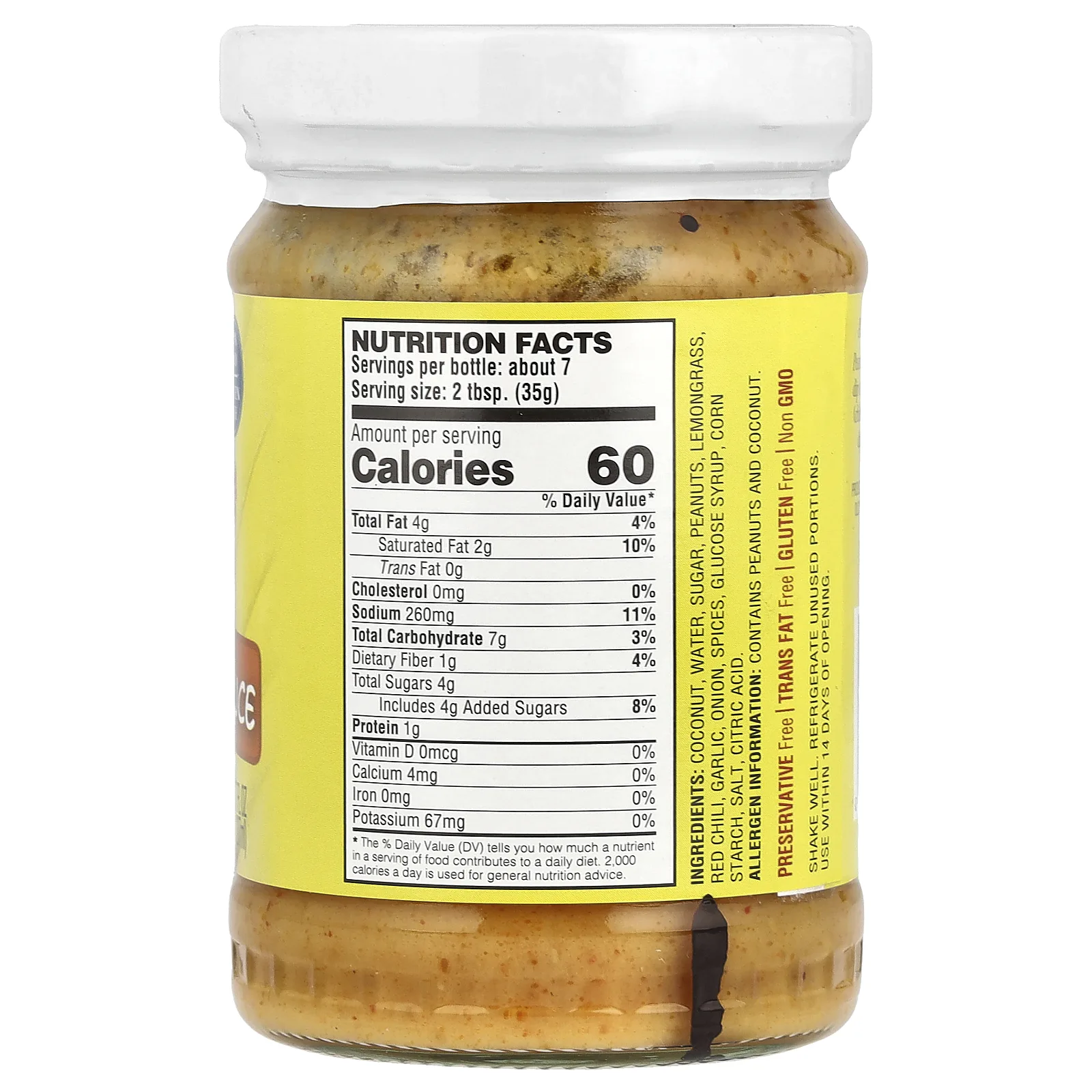 A Taste Of Thai, Арахисовый соус сатай, 207 мл (7 жидк. Унций)