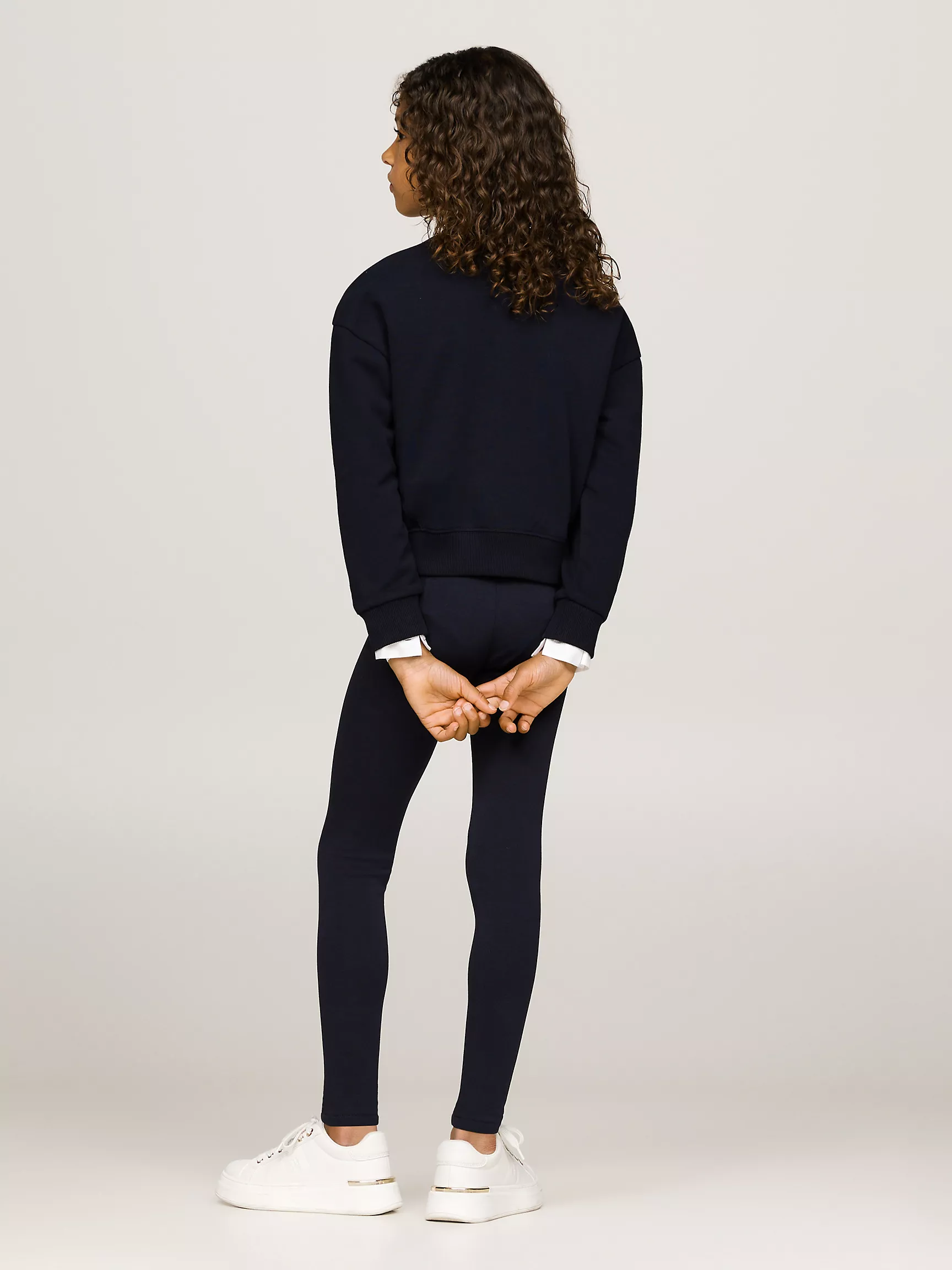 Толстовка для девочек Tommy Hilfiger, Детский свитшот Tommy с фольгированными точками