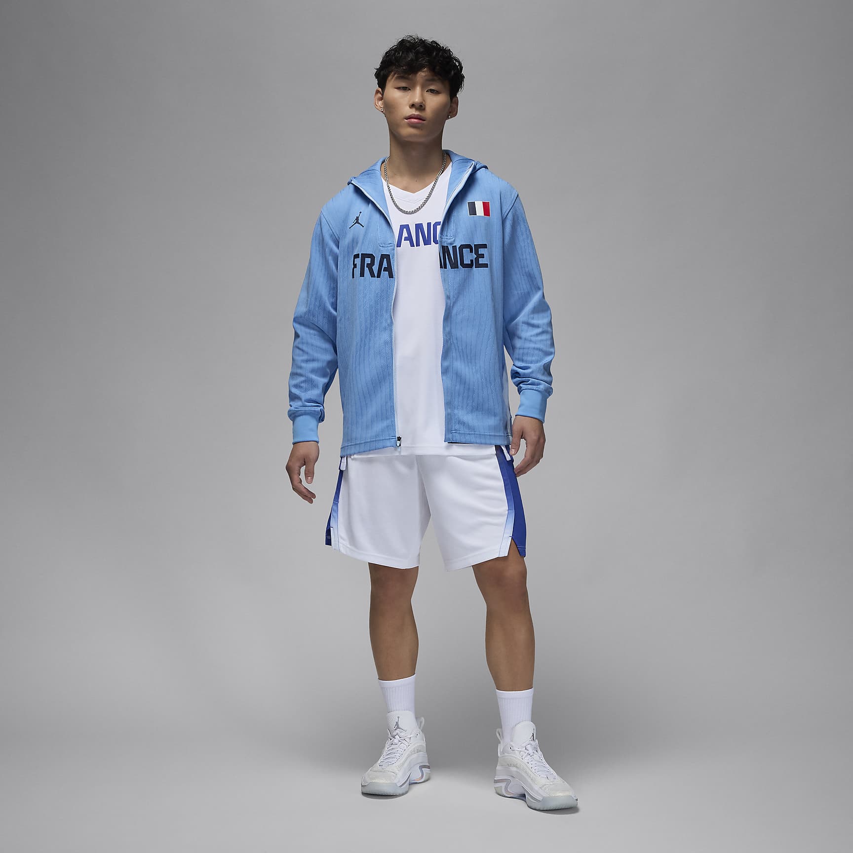 France Men's Jordan Dri-FIT ADV Basketball Game Jacket