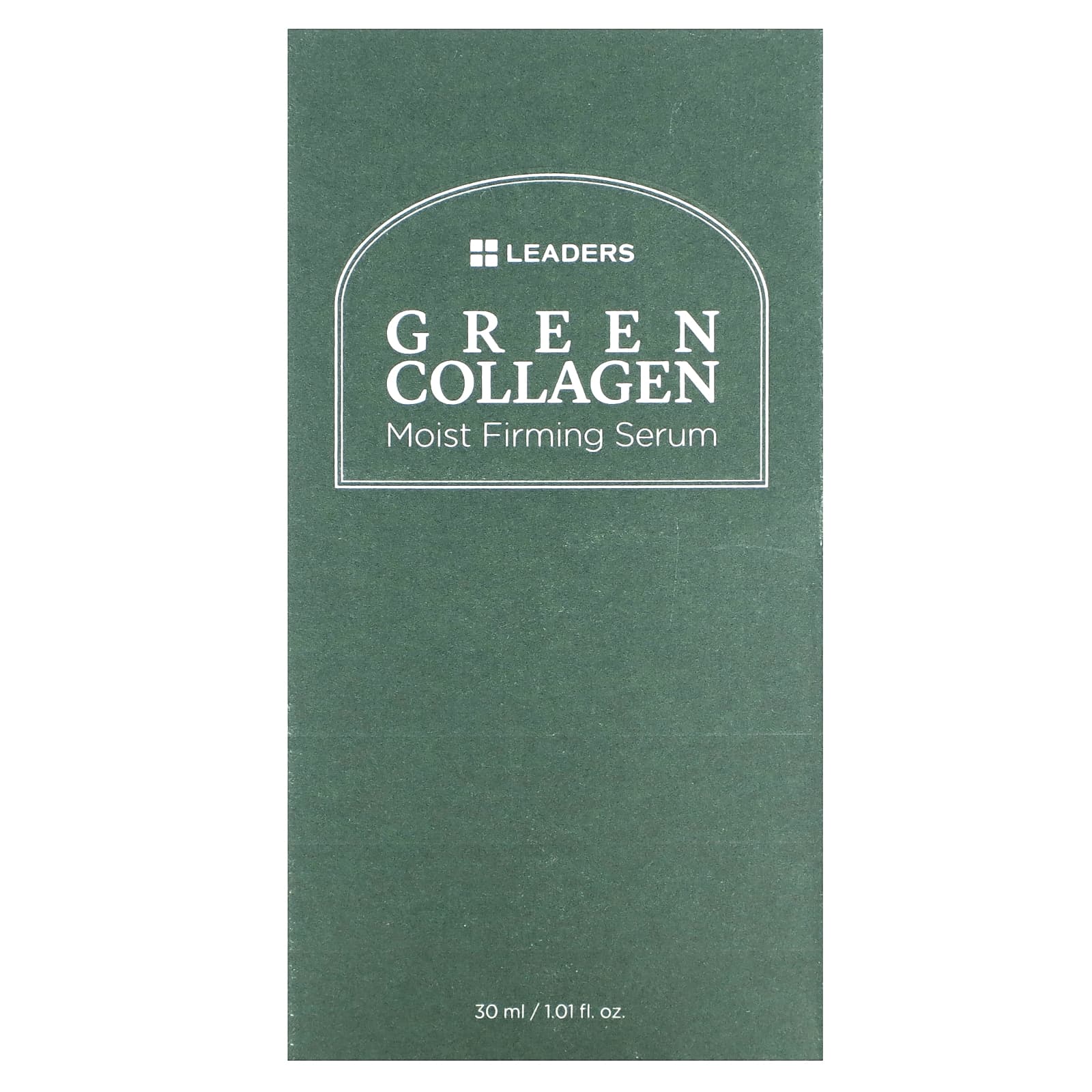 Leaders, Увлажняющая укрепляющая сыворотка с зеленым коллагеном, 30 мл (1,01 жидк. Унции)