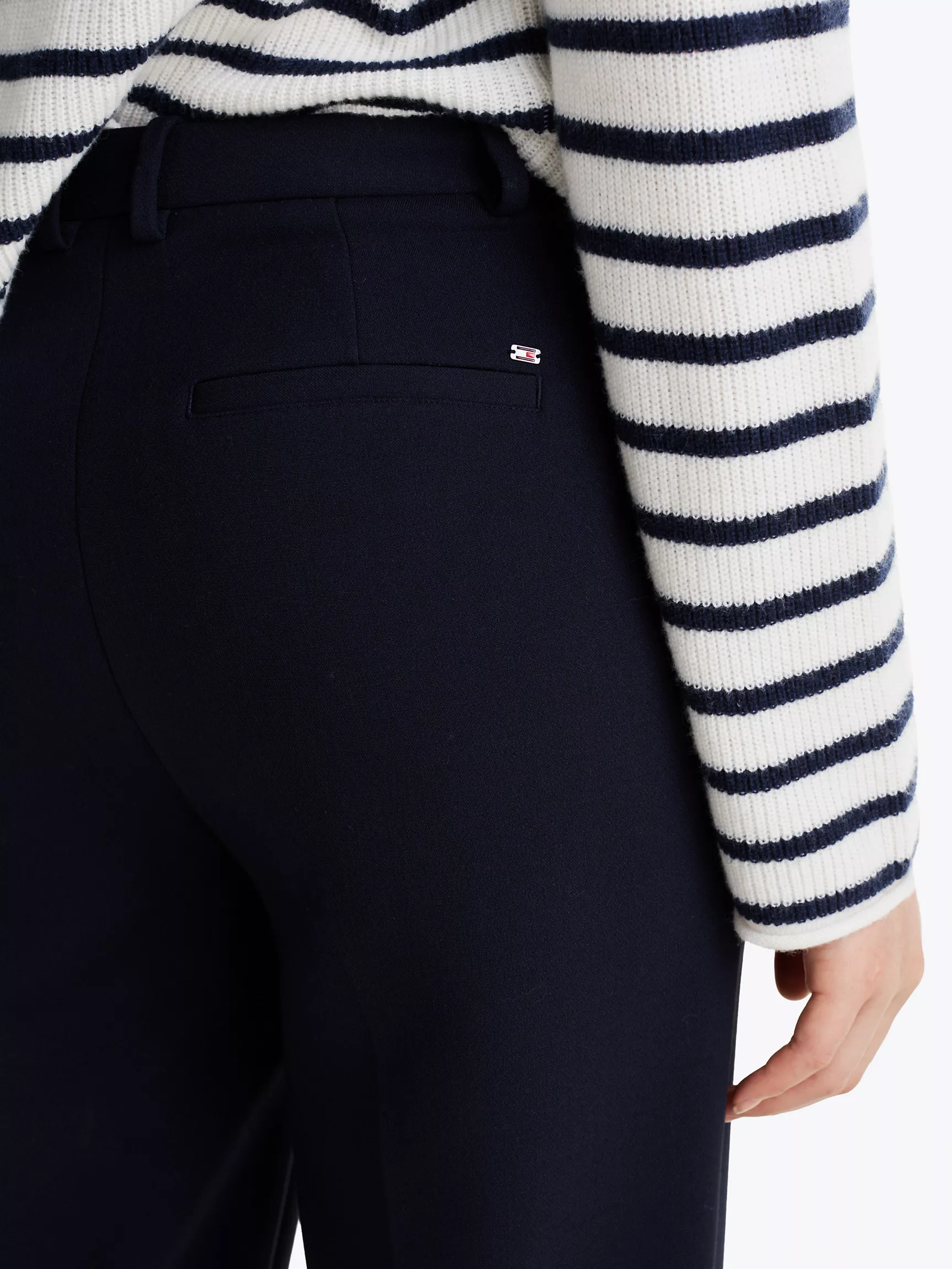 Женские брюки Tommy Hilfiger, Двуслойные приталенные брюки прямого кроя