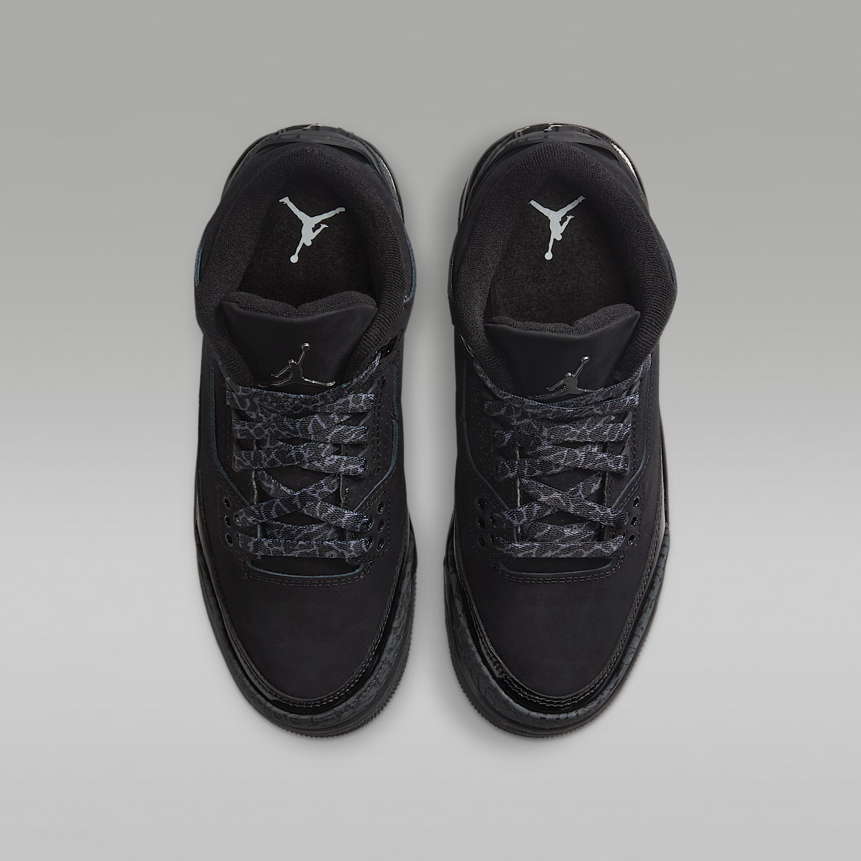 Air Jordan 3 Retro "Black Cat" Big Kids' Shoes