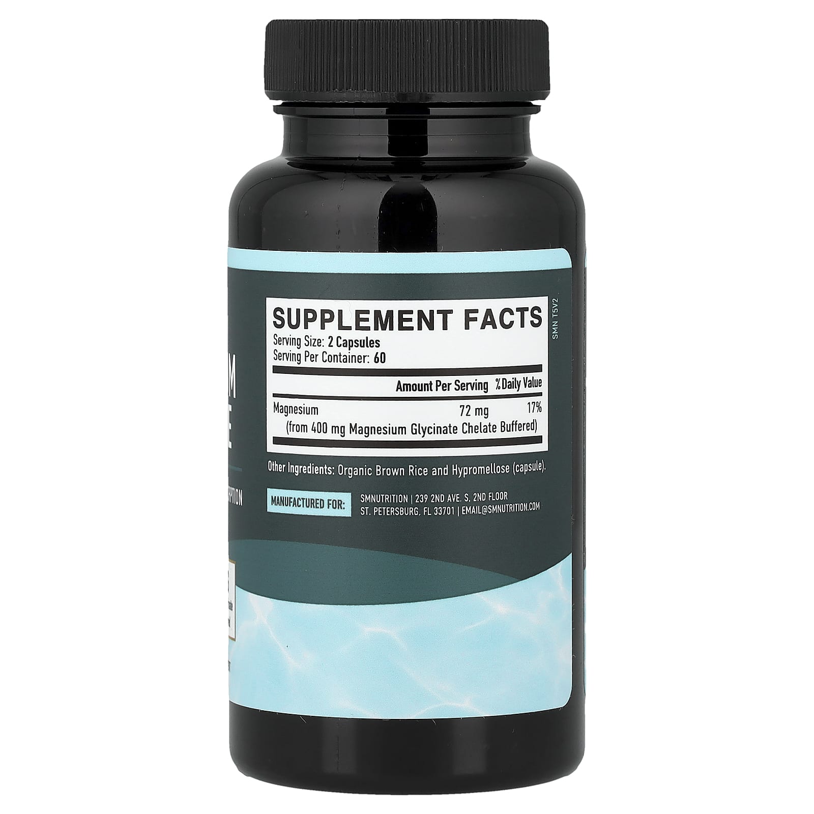 SMNutrition, глицинат магния, 120 капсул (36 мг в 1 капсуле)