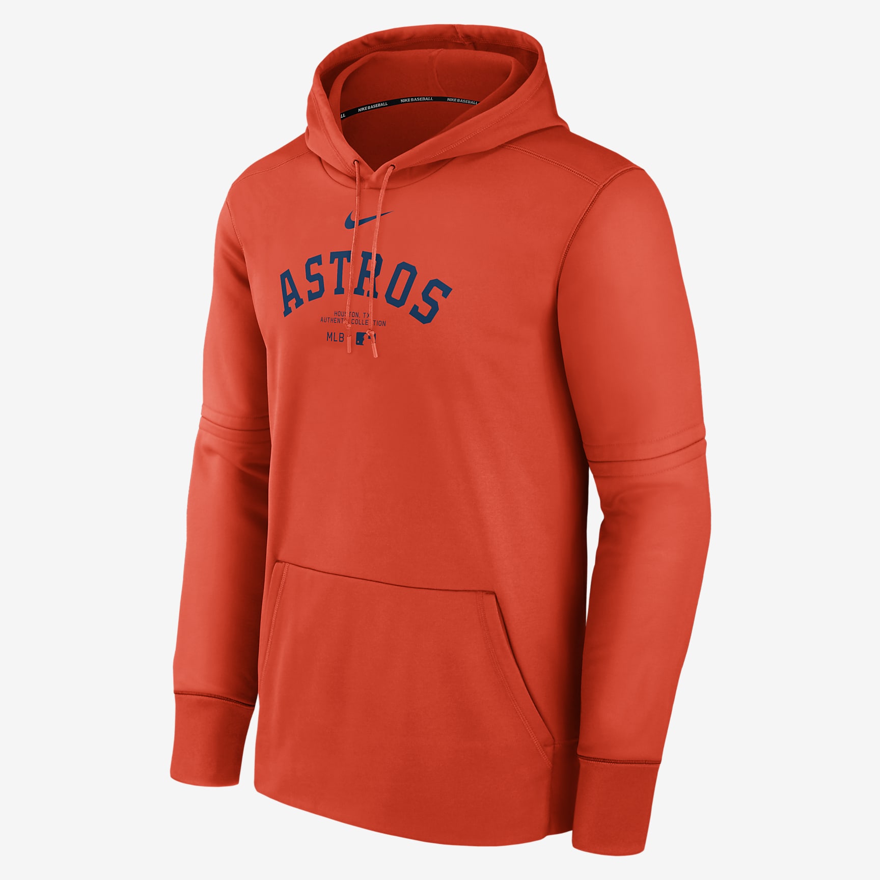 Houston Astros Authentic Collection Practice Men's Nike Therma MLB Pullover Hoodie