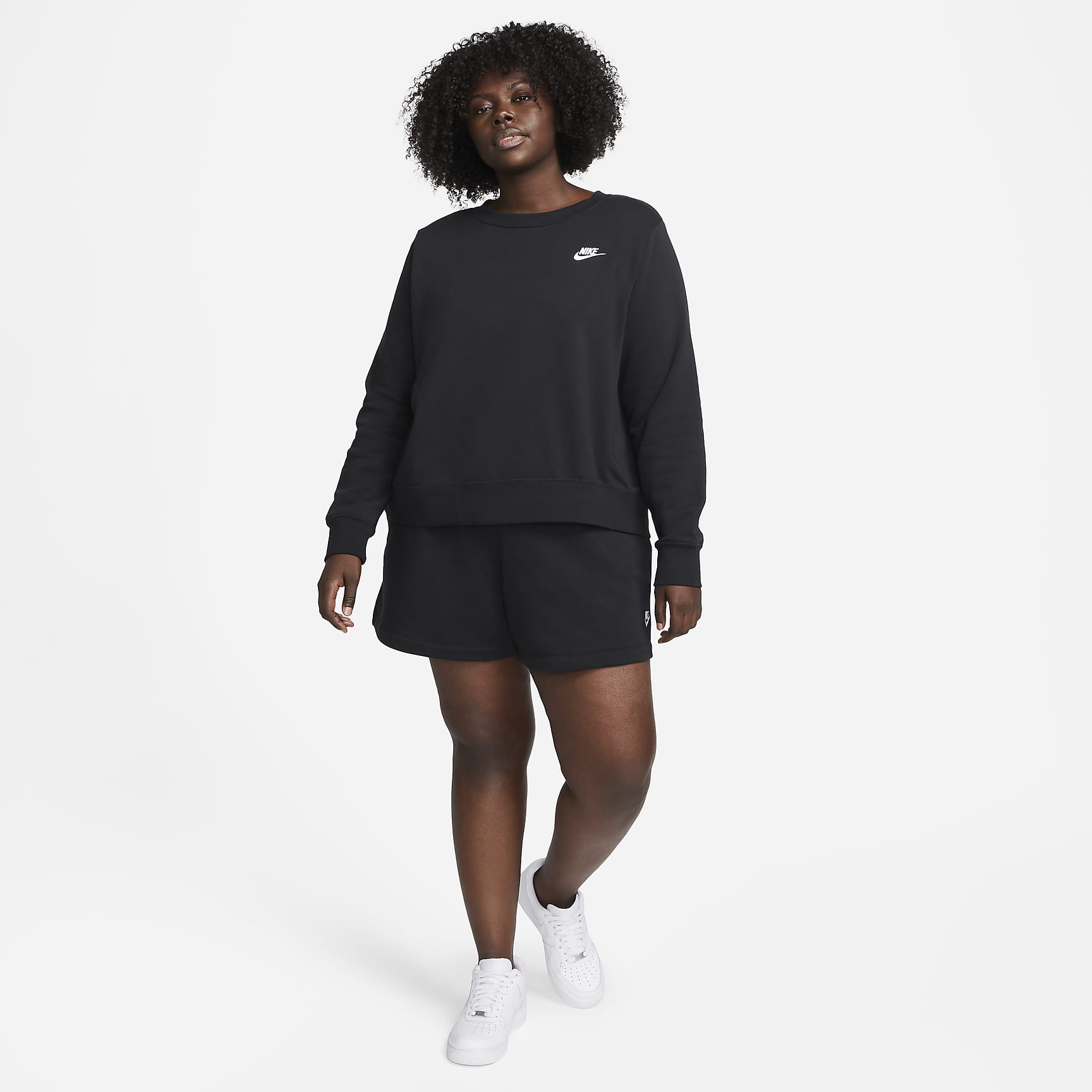 Nike Sportswear Club Fleece Women's Mid-Rise Shorts (Plus Size)