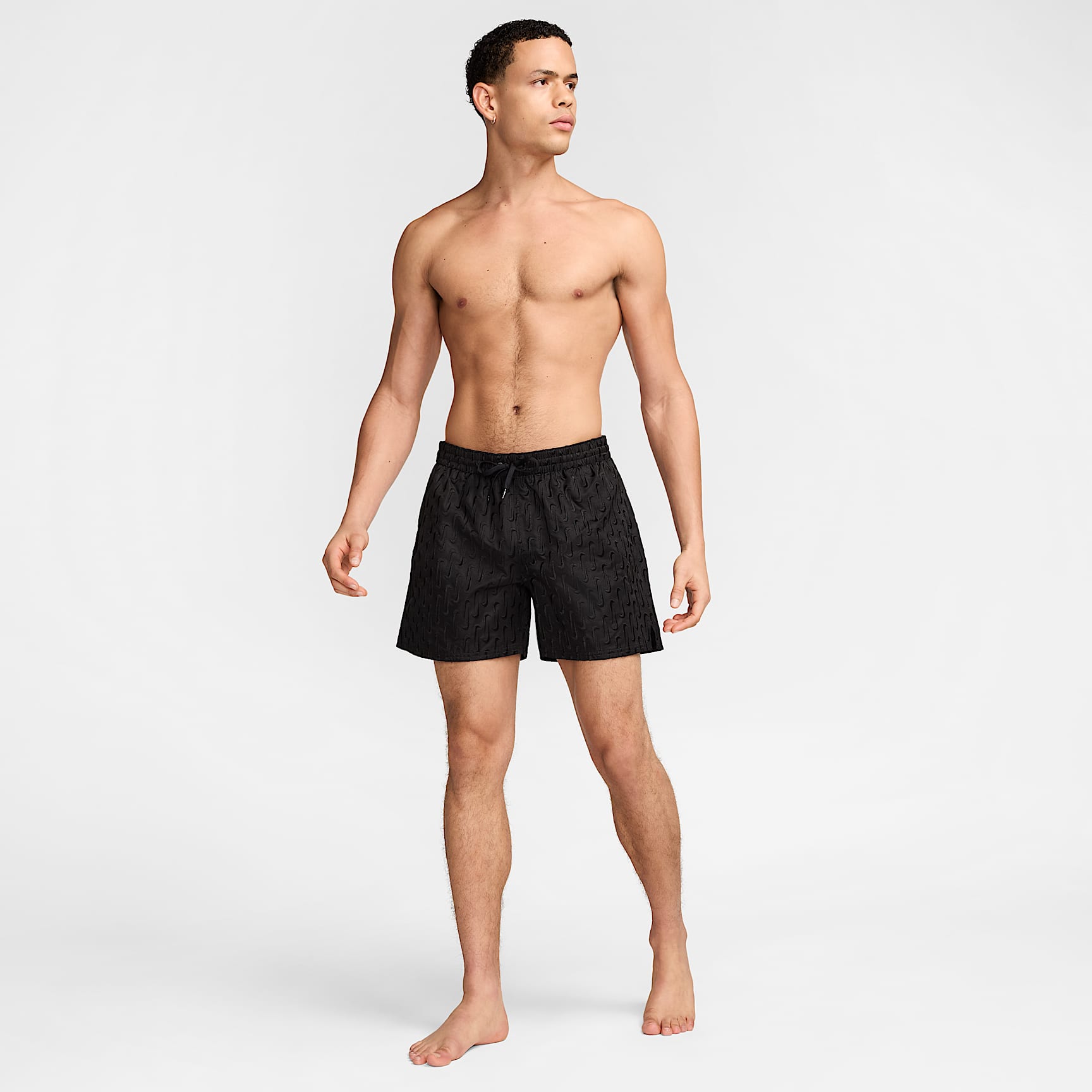 Nike Swim Breaker Swoosh logo Link Men's 5" Fully Lined Volley Shorts